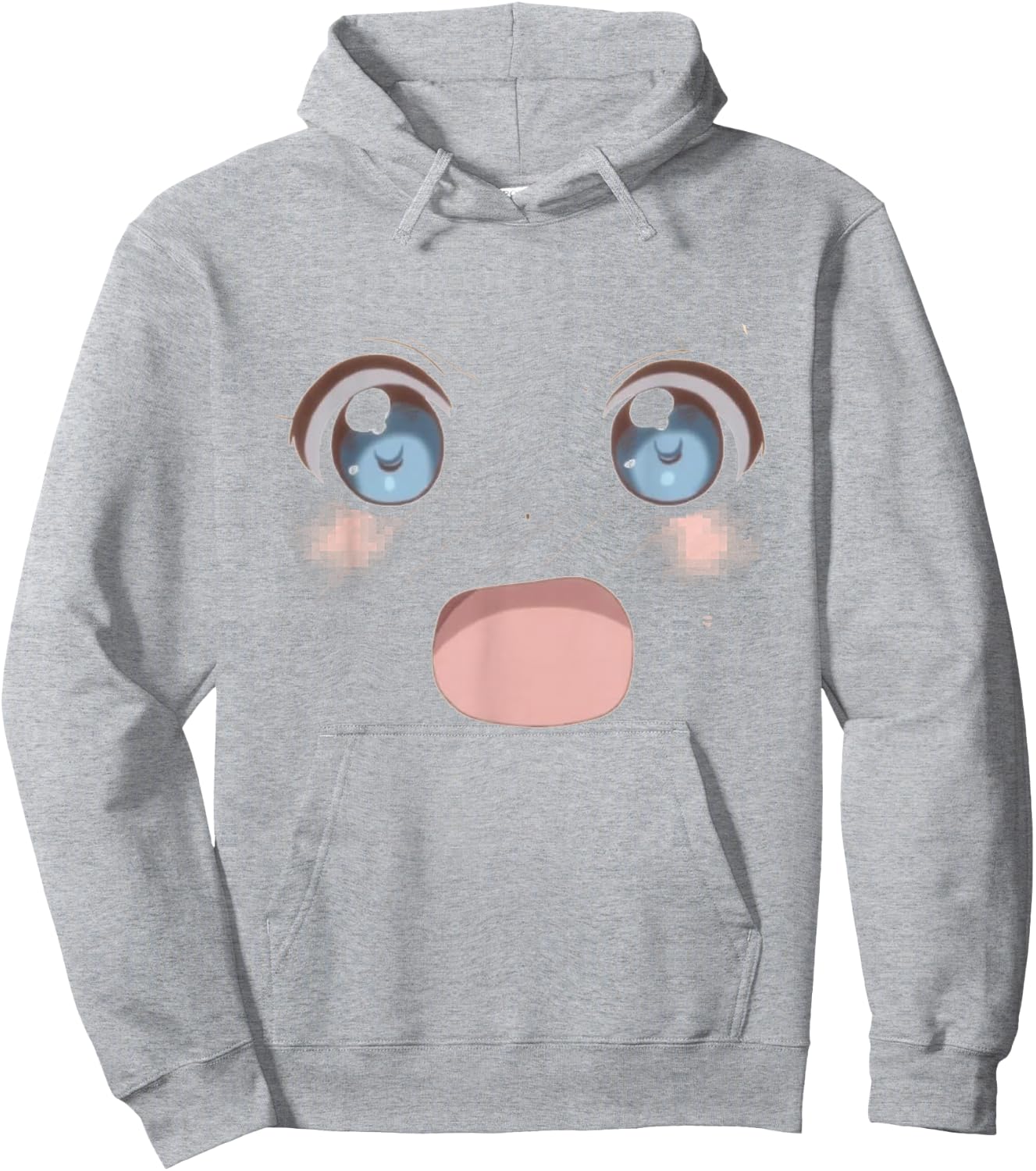 Kawaii Anime Face - Weeaboo Otaku Anime T Shirt Hoodie - Hoodie | Ash