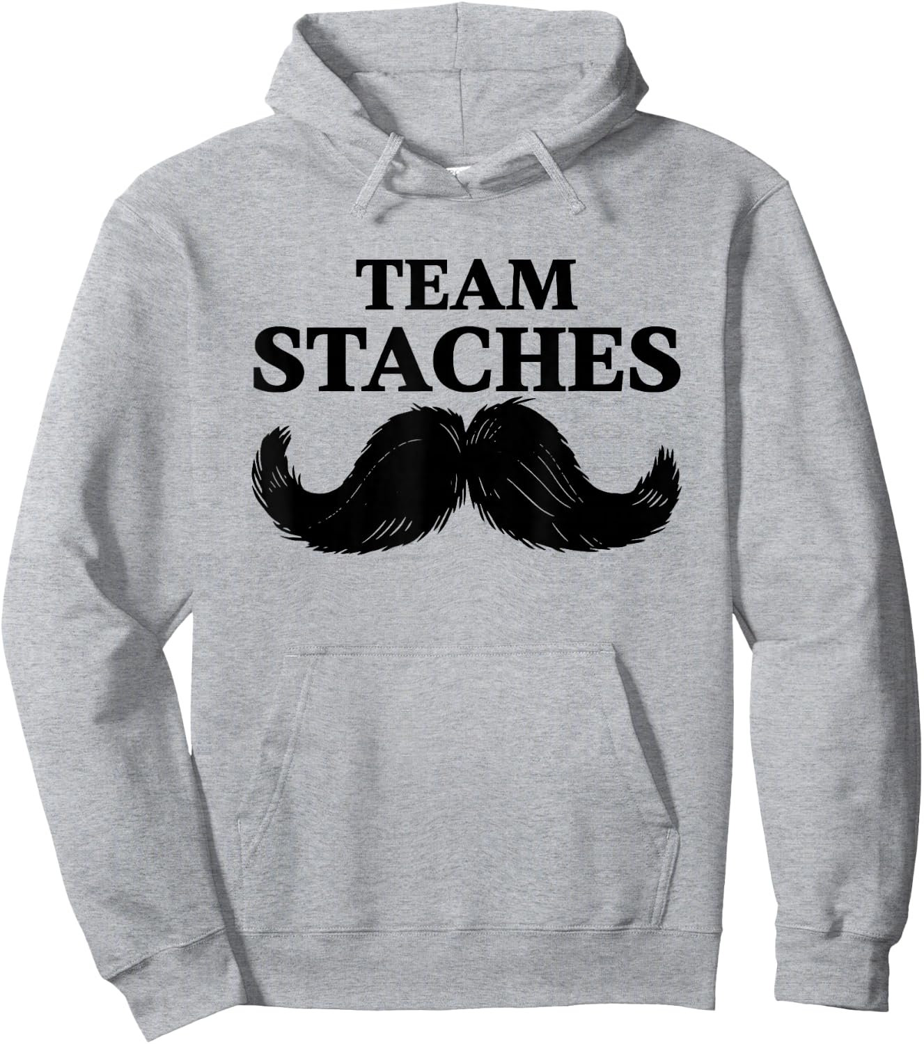 Team Moustaches Boys Gender Reveal Party Hoodie - Hoodie | Ash