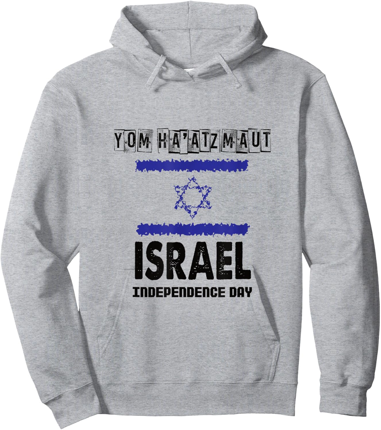 Yom Ha'atzmaut Israel's Independence Victory Day Hoodie - Hoodie | Ash
