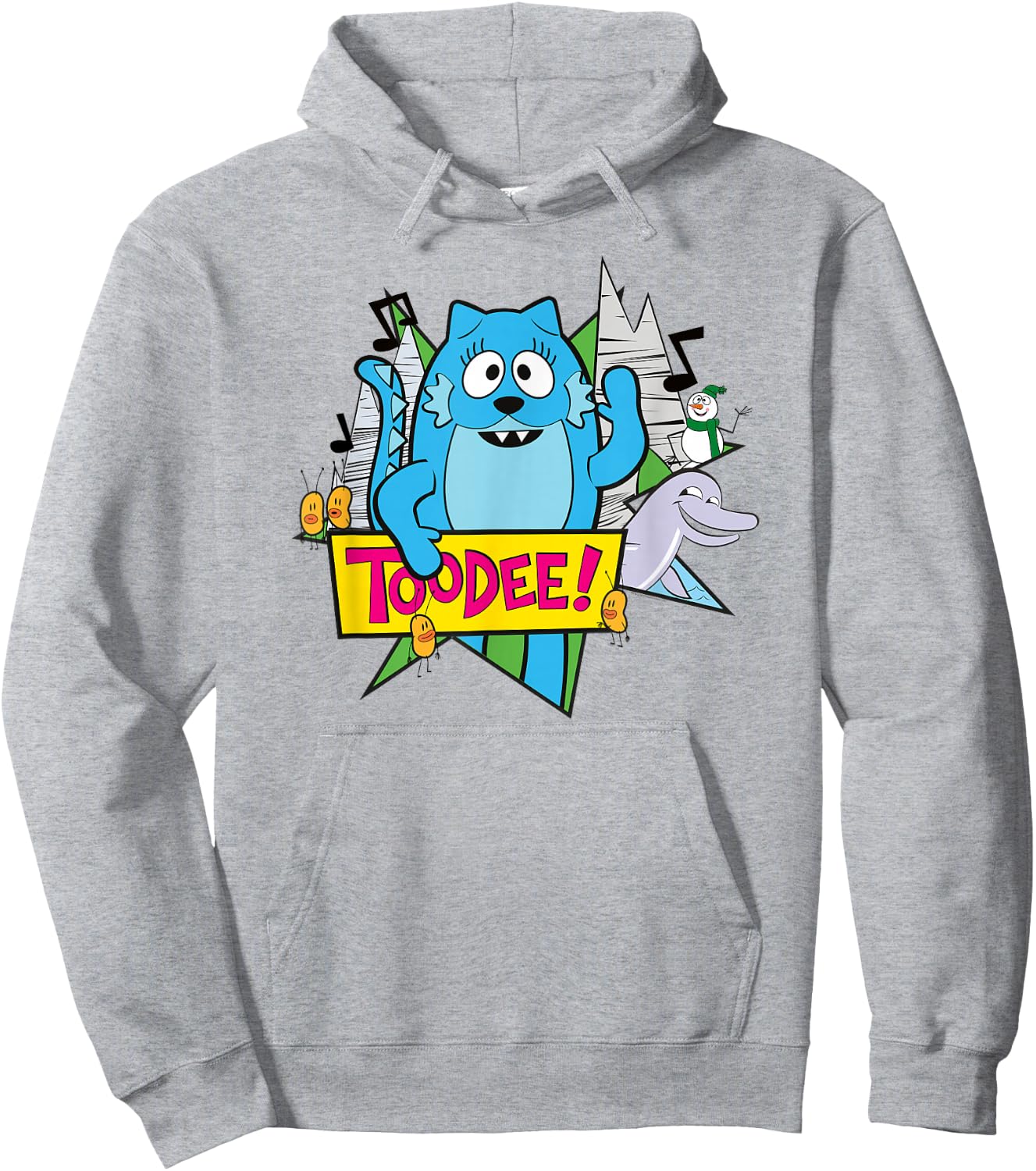 Yo Gabba Gabba - Classic Toodee 01 Hoodie - Hoodie | Ash