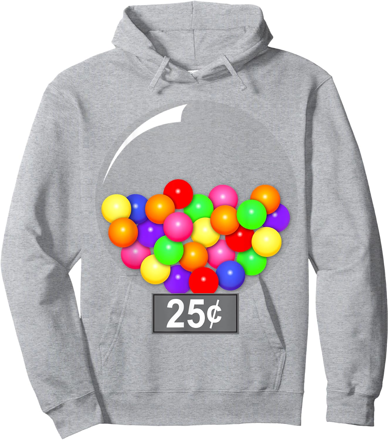 Gumball Machine Quarter Couples Halloween Costume Hoodie - Hoodie | Ash