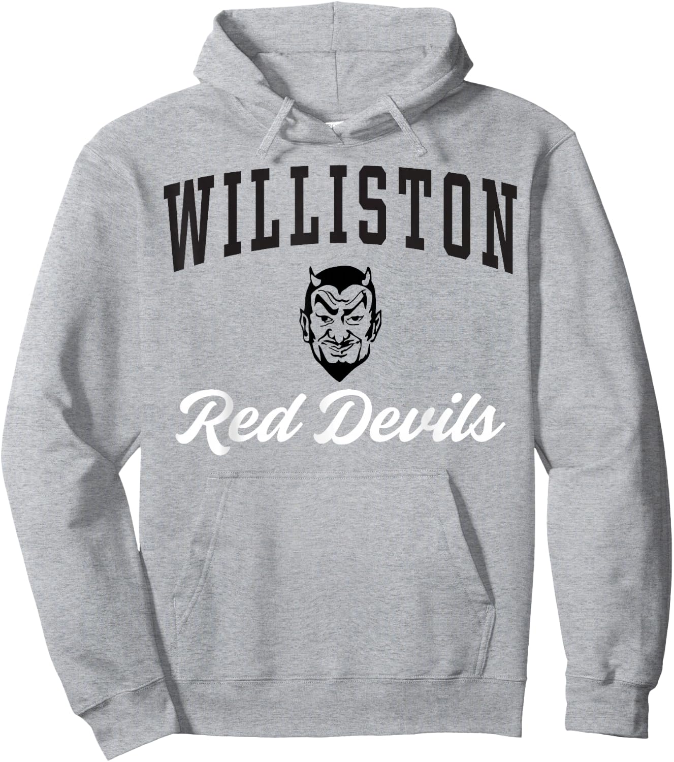 Williston High School Red Devils C3 Hoodie - Hoodie | Ash