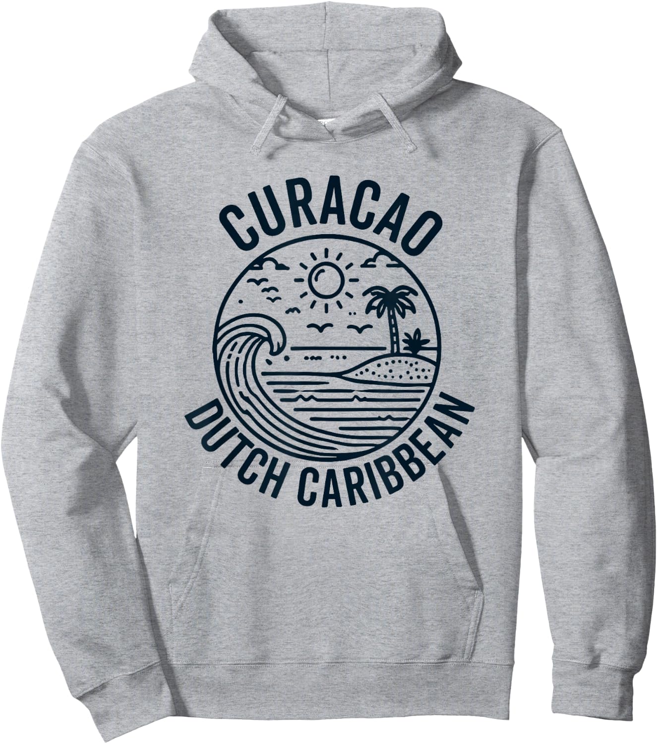 Curacao Caribbean Dutch Souvenir Vacation Reminder Men Women Hoodie - Hoodie | Ash