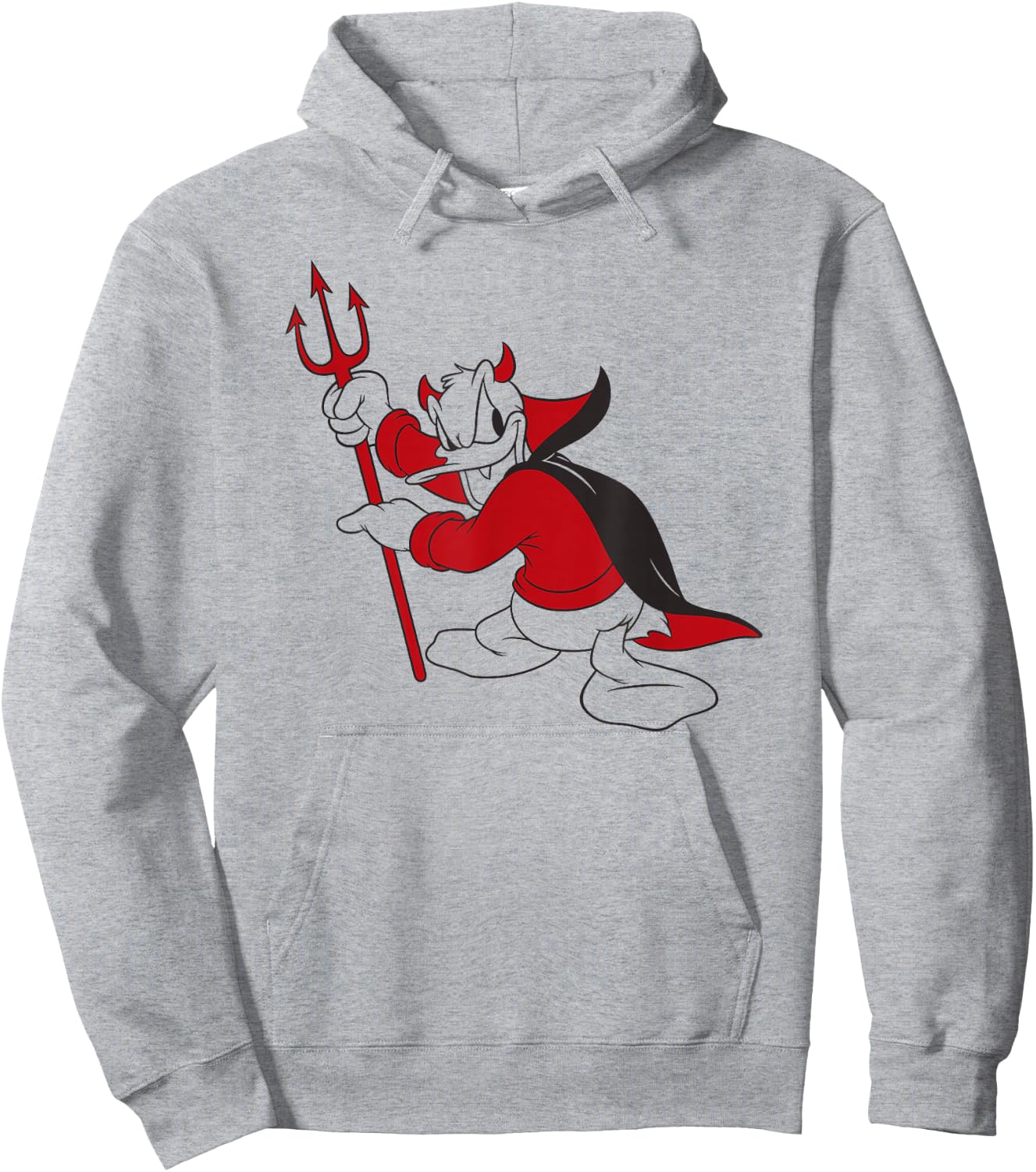 Donald Duck - Little Devil Halloween Hoodie - Hoodie | Ash