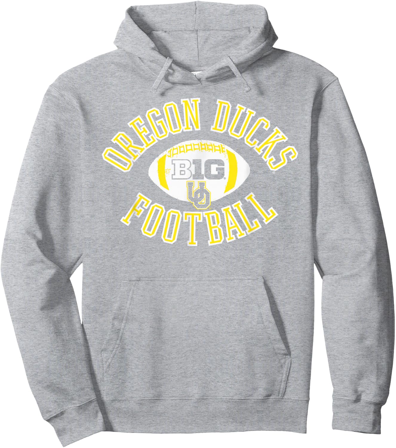 Oregon Ducks Big 10 Football Huddle Green Hoodie - Hoodie | Ash