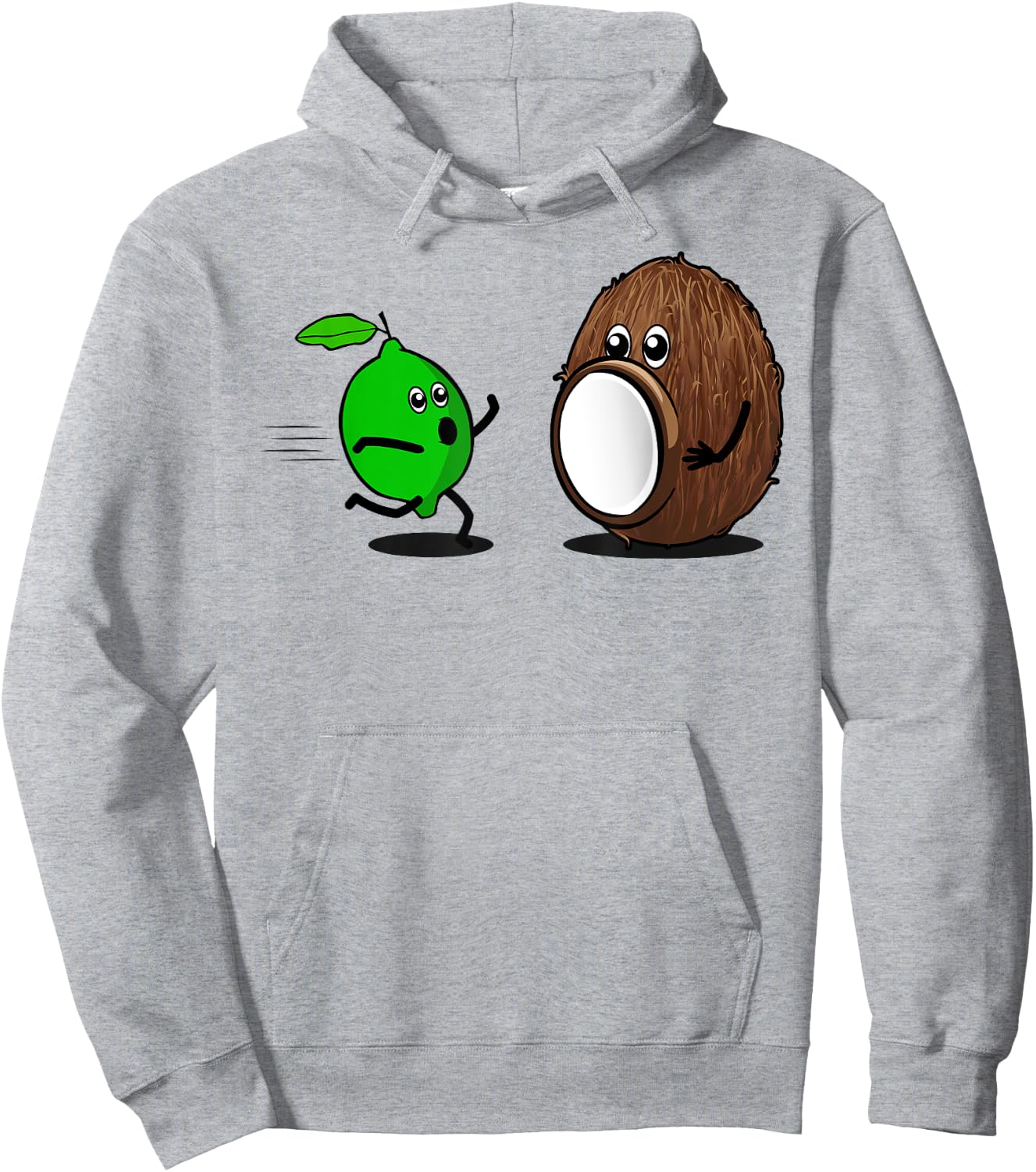 Put The Lime In The Coconut Funny Running Lime Graphic Hoodie - Hoodie | Ash