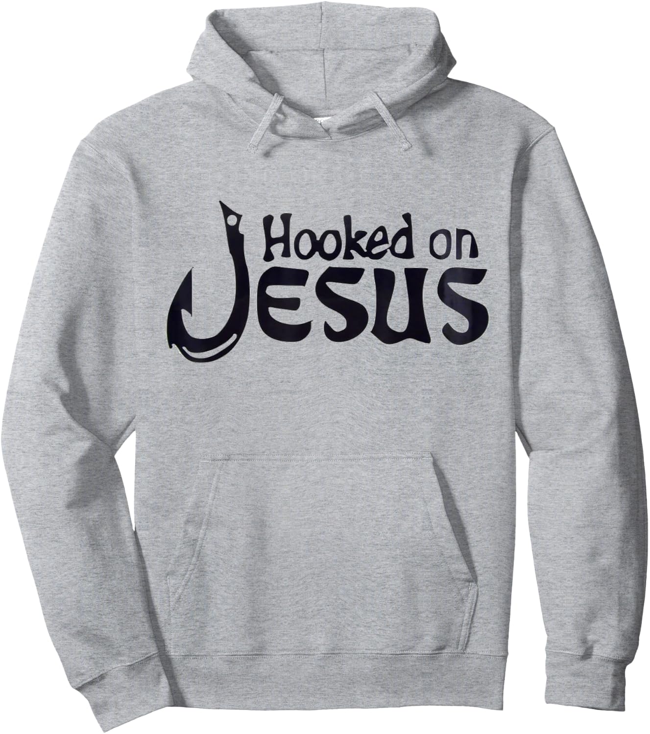 hooked on Jesus, Faith love god shirt Hoodie - Hoodie | Ash