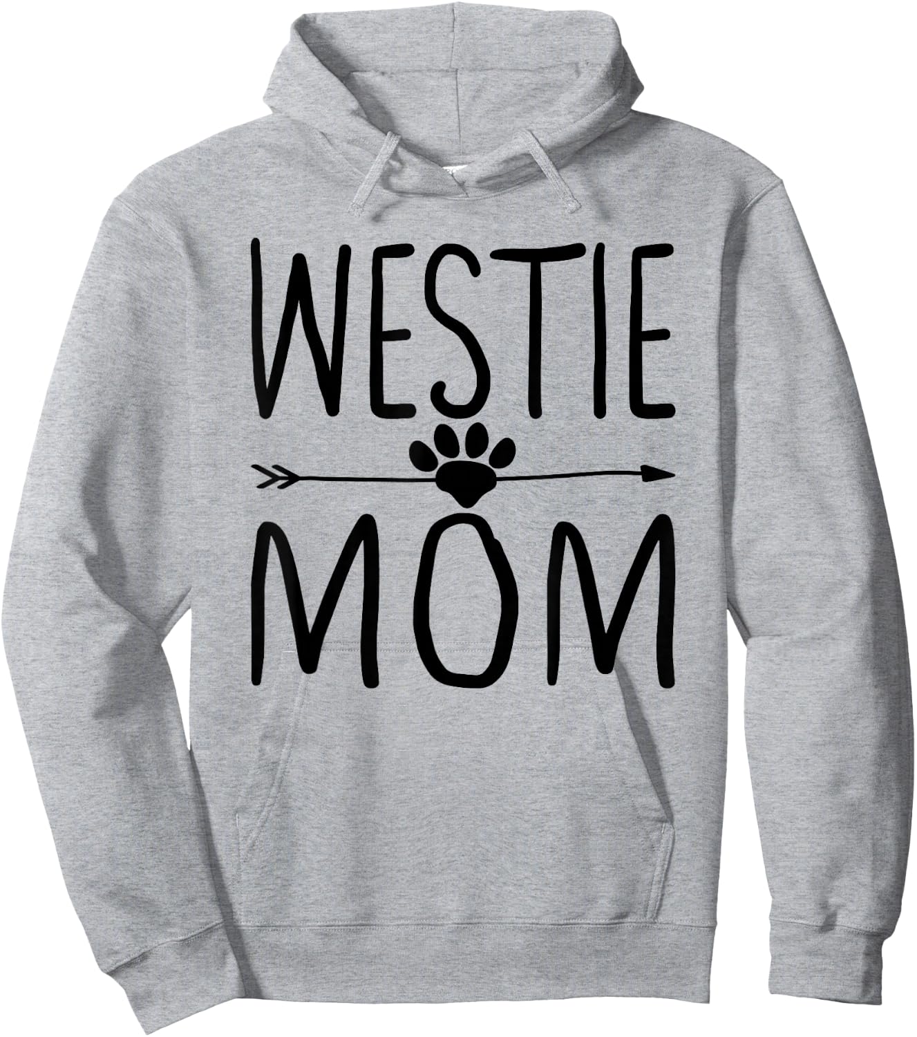 Westie Lover Gift Mom Matching Mother Pajama Dog Mum Mama Men Women Girls Kids Hoodie - Hoodie | Ash