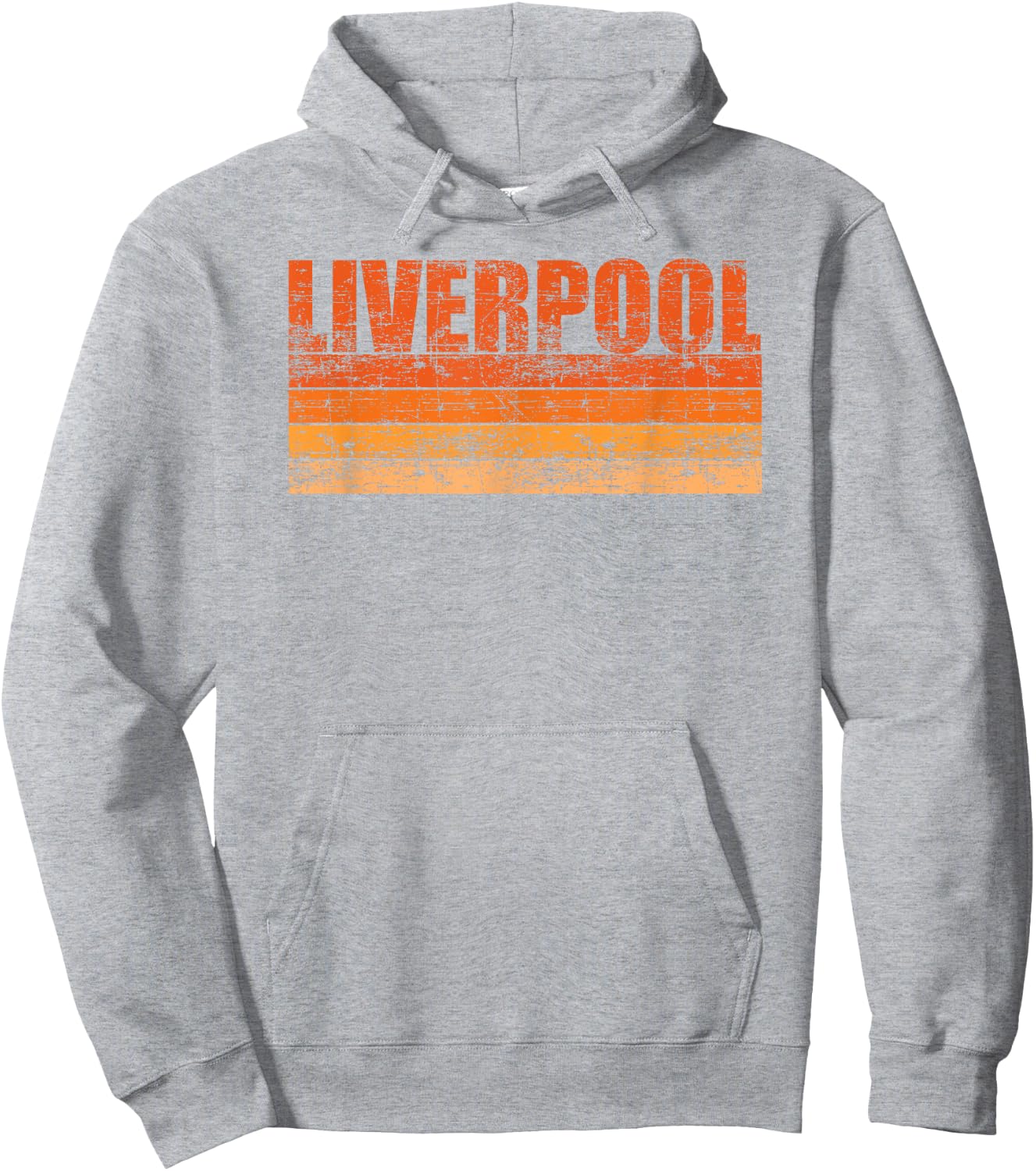 Liverpool Shirt Vintage Retro England Hoodie - Hoodie | Ash