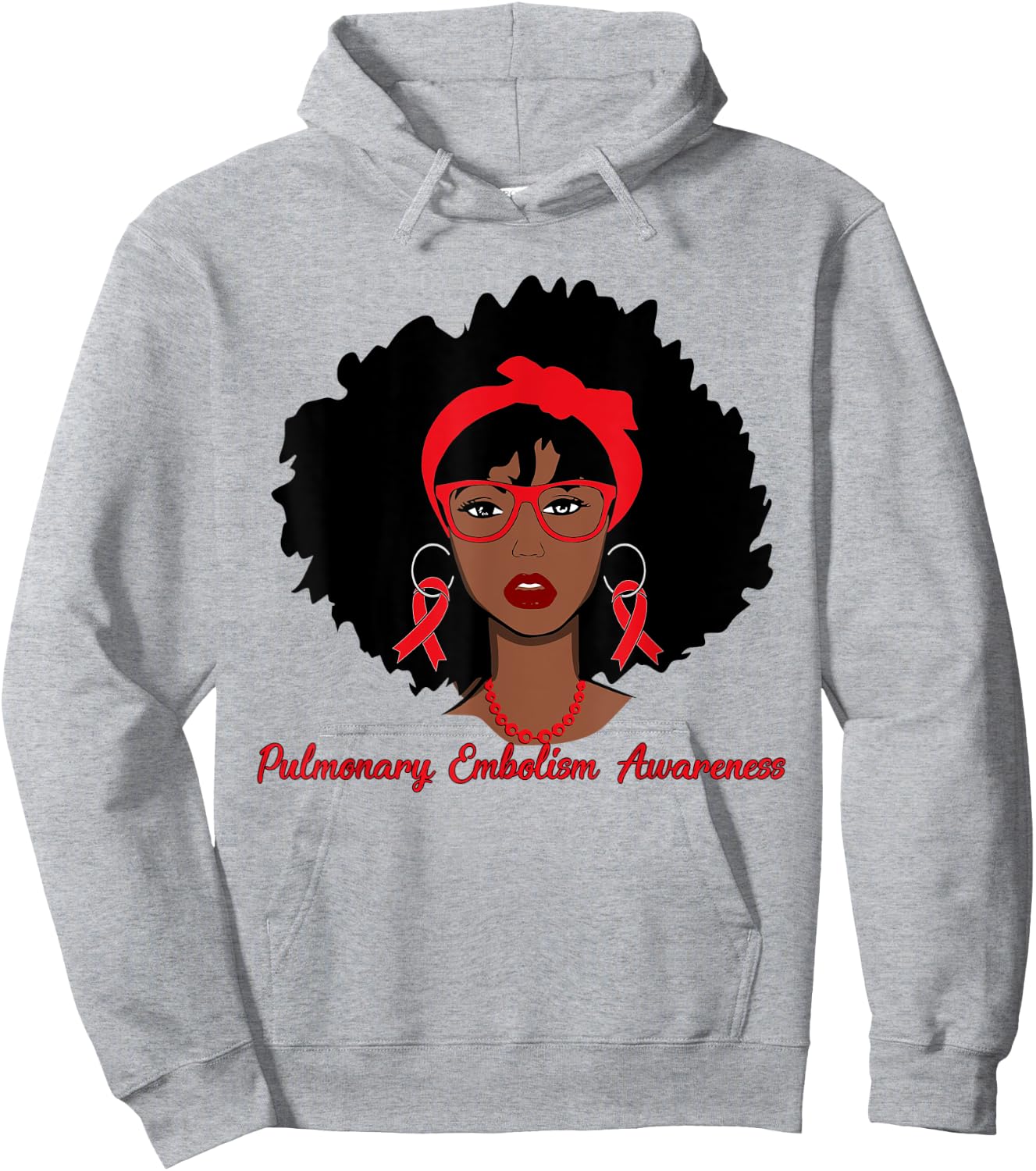 Pulmonary Embolism Black Girl Hoodie - Hoodie | Ash