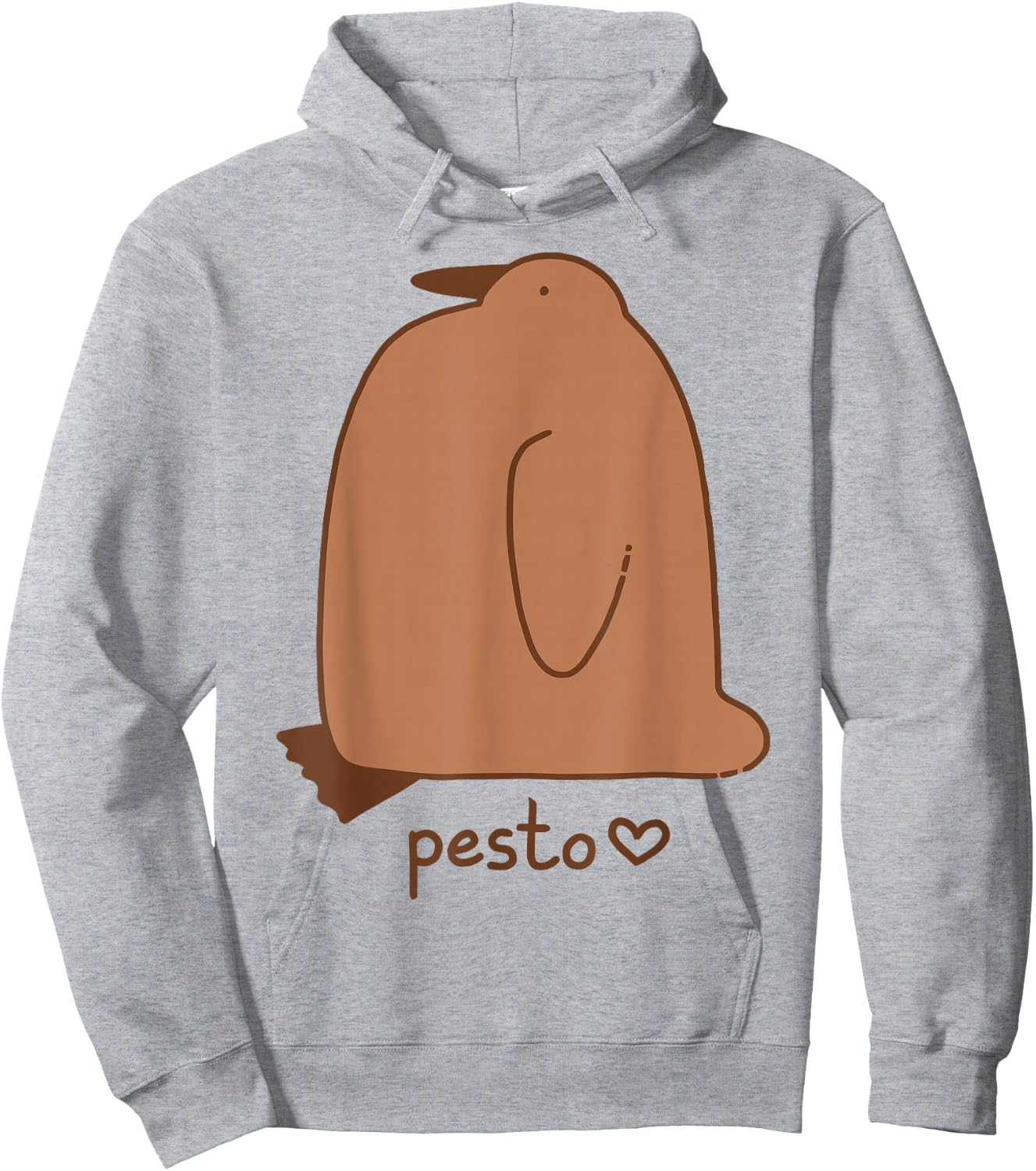 Pesto The Penguin Pesto Cute Big Fat Penguin Hoodie - Hoodie | Ash