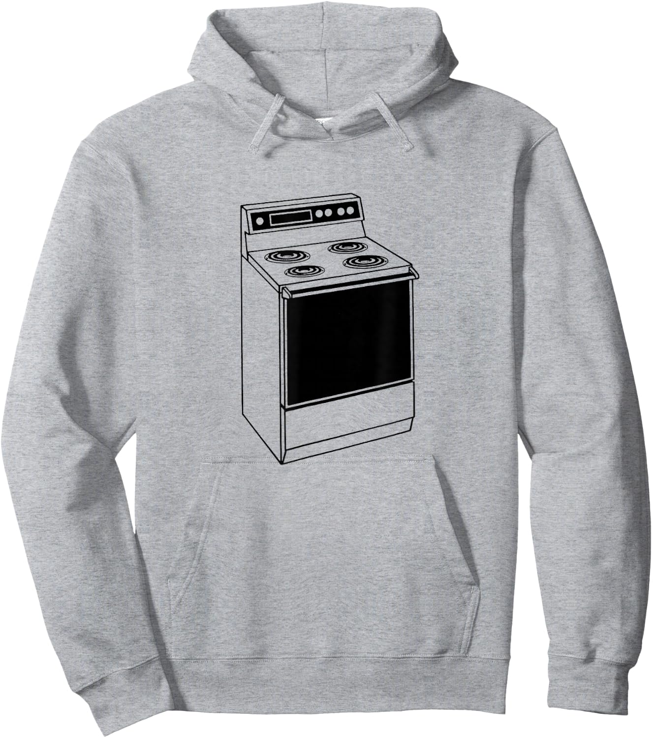 Kitchen Stove Print Hoodie - Hoodie | Ash