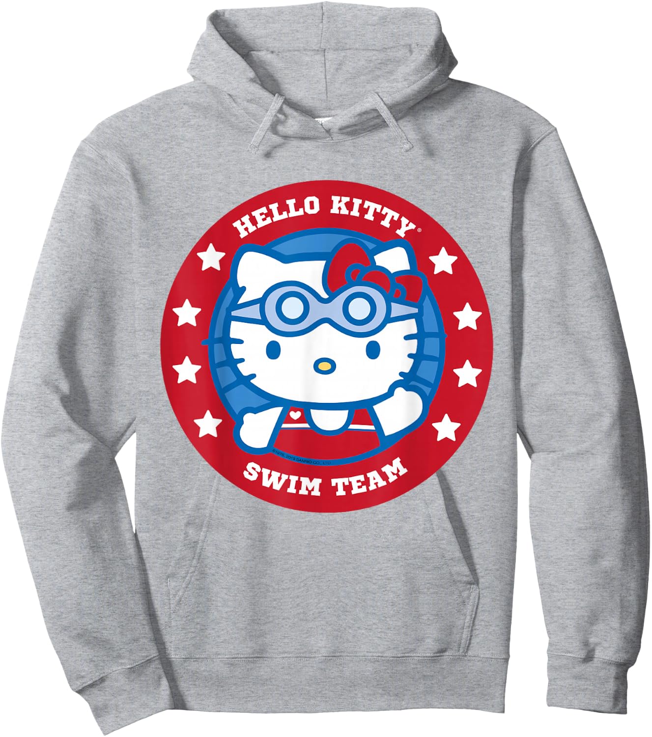 Hello Kitty Swim Team Swimmer Shirt Hoodie - Hoodie | Ash