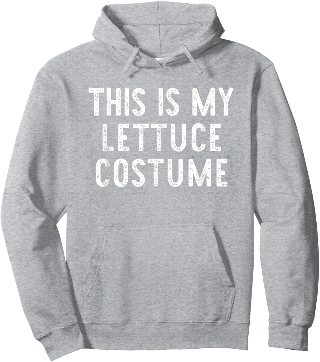 This is My Lettuce Costume Halloween Funny Simple Kids Adult Hoodie - Hoodie | Ash