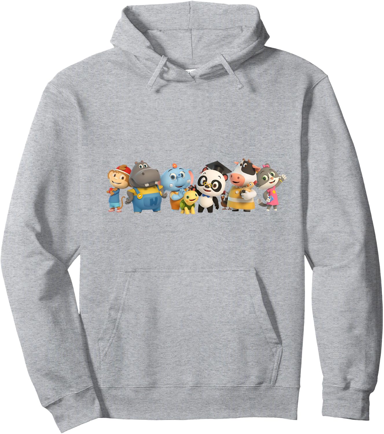 Dr. Panda & Friends Official Hoodie - Hoodie | Ash