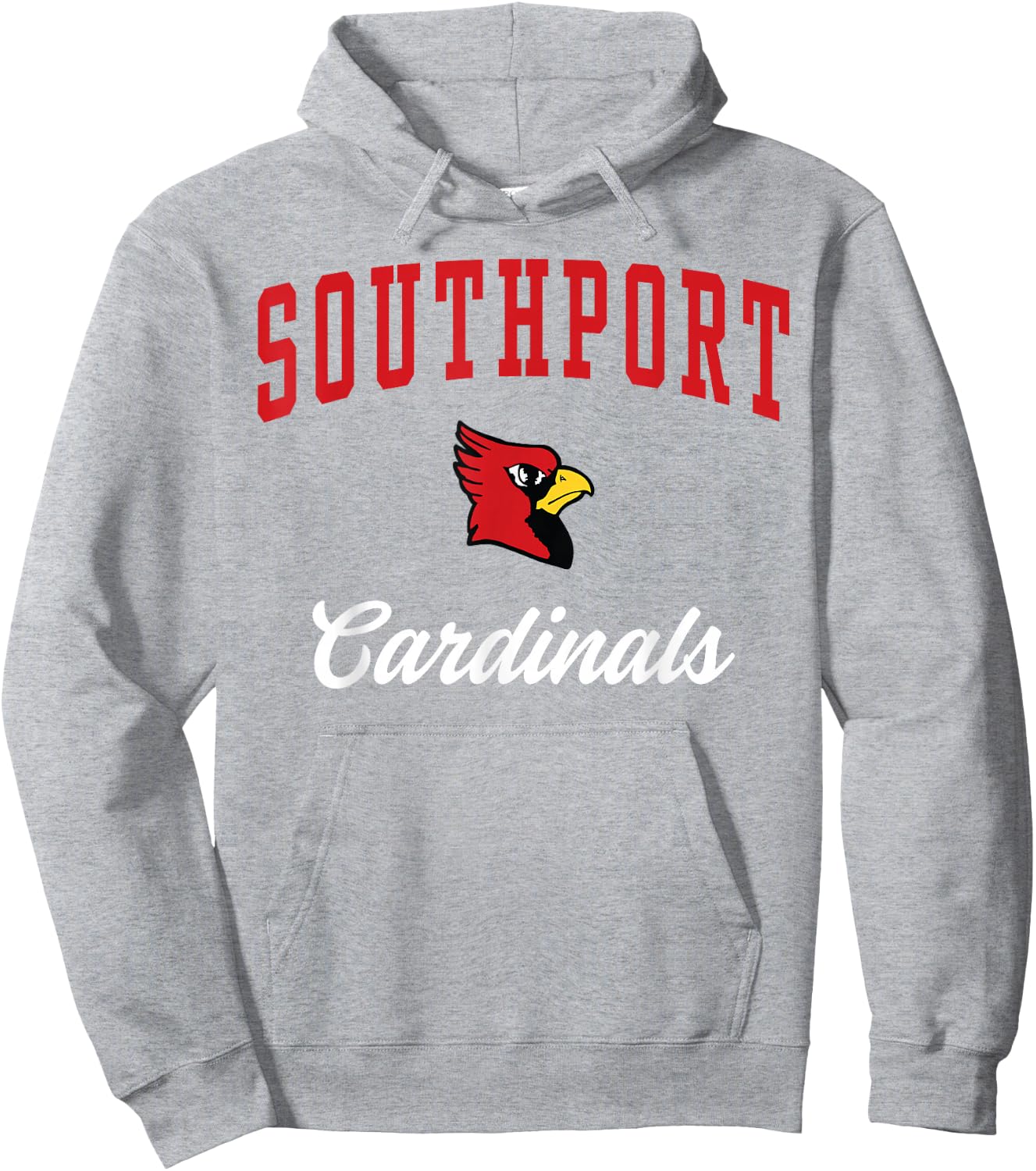 Southport High School Cardinals Hoodie - Hoodie | Ash