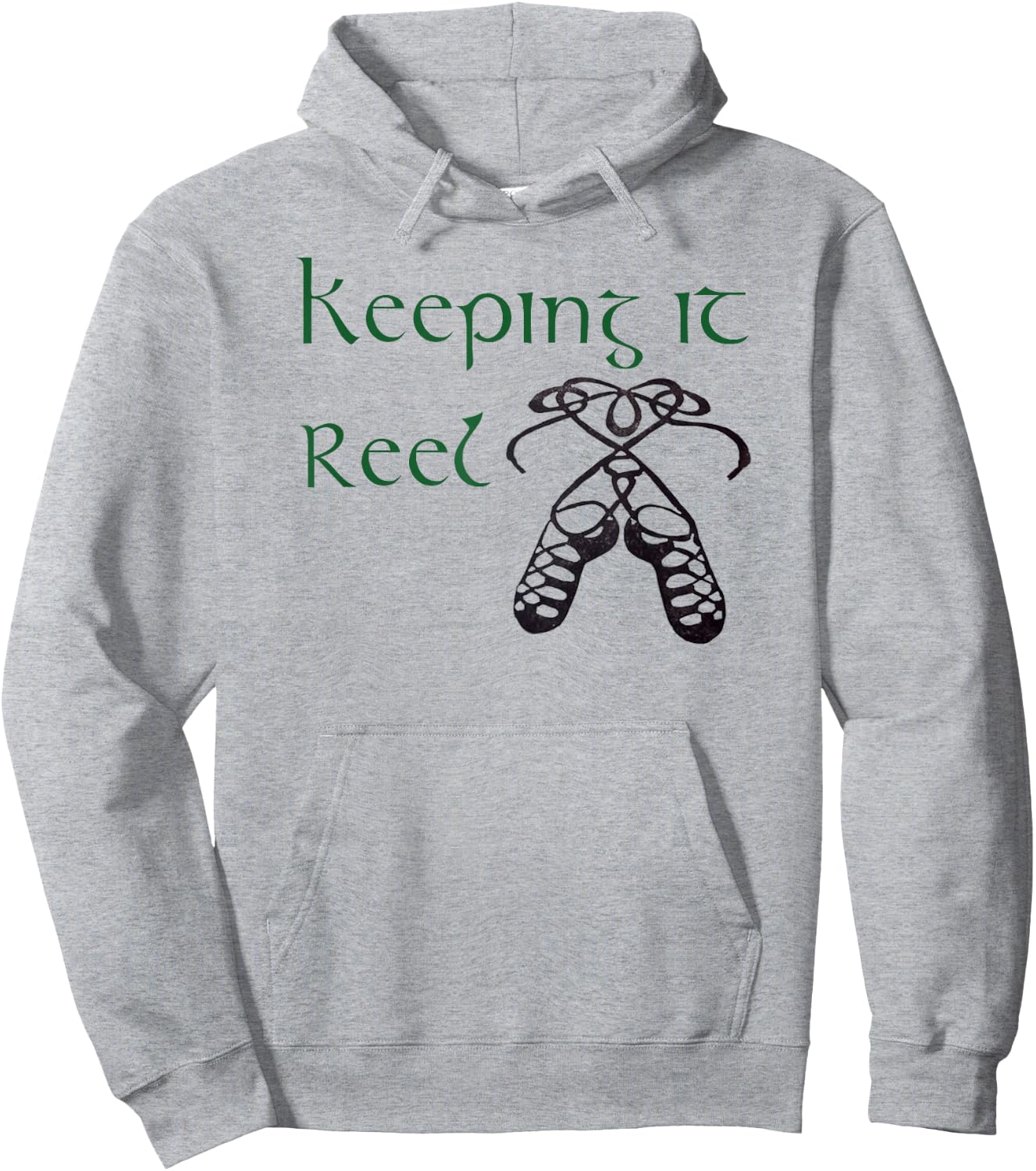Cute Funny Irish Step Dance Girls & Women Reel Gift Hoodie - Hoodie | Ash