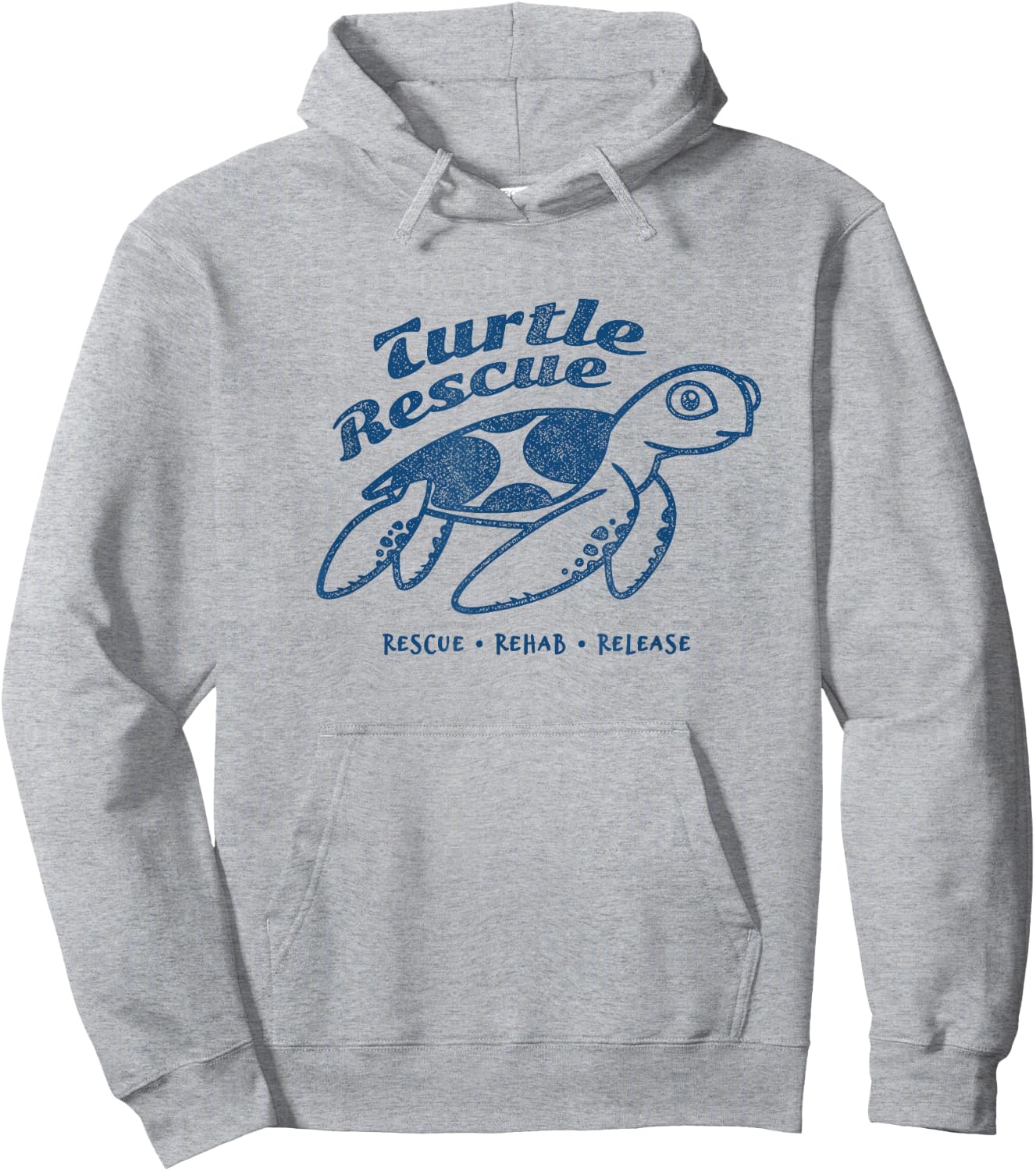 Turtle Rescue - Rescue Rehab Release Turtle Conservation Hoodie - Hoodie | Ash