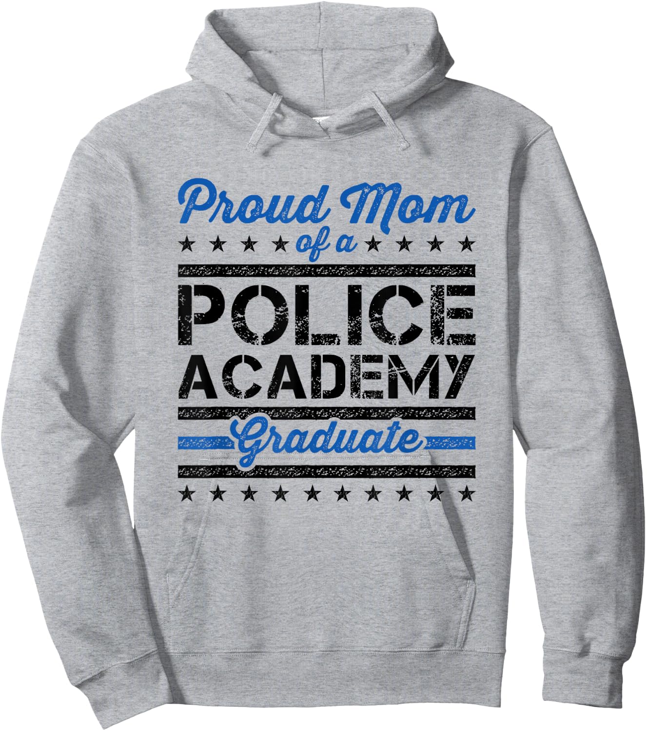 Proud Mom of a Police Academy Graduate Hoodie - Hoodie | Ash