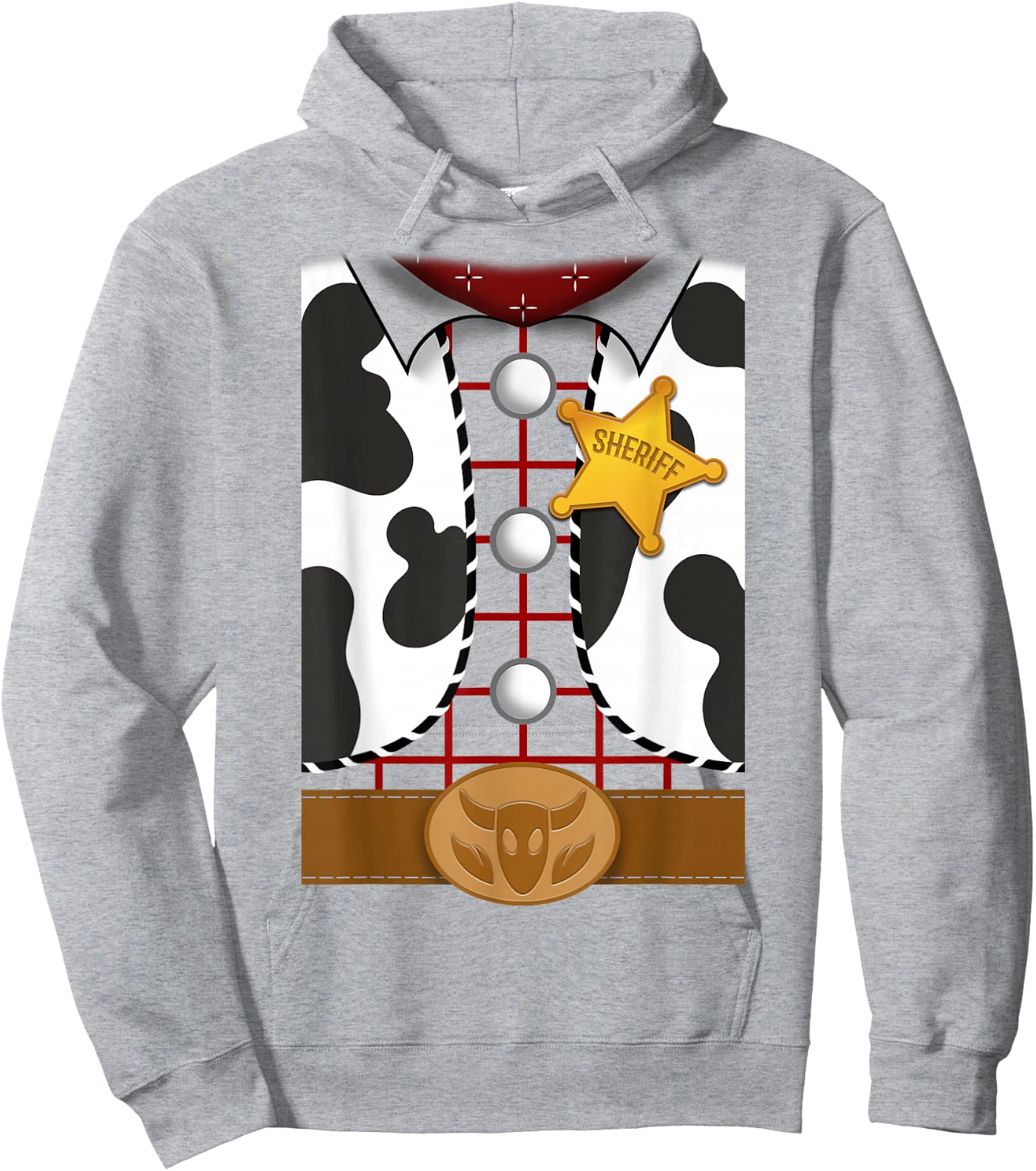 Disney Pixar Toy Story Woody Suit Halloween Hoodie - Hoodie | Ash