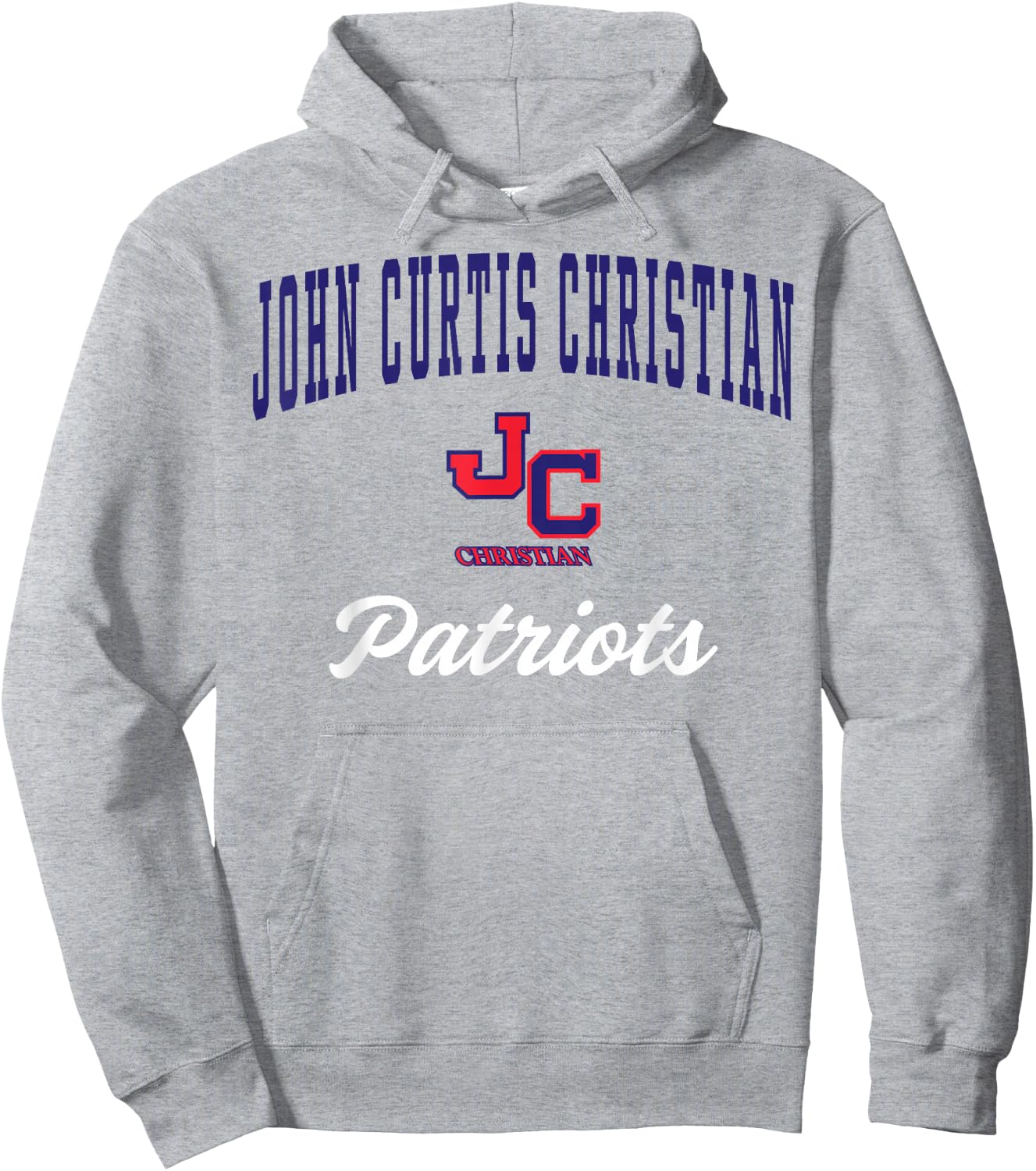 John Curtis Christian High School Patriots C3 Hoodie - Hoodie | Ash