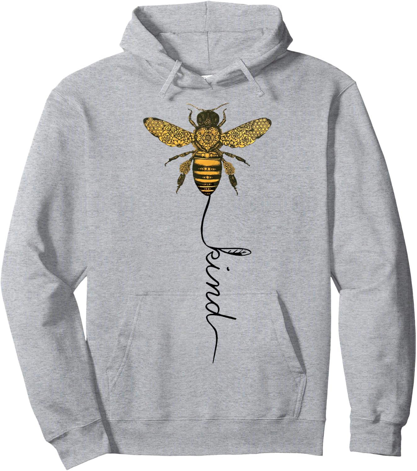 Cool Bee Kind Be Kind T Shirt Gift Men Hoodie - Hoodie | Ash