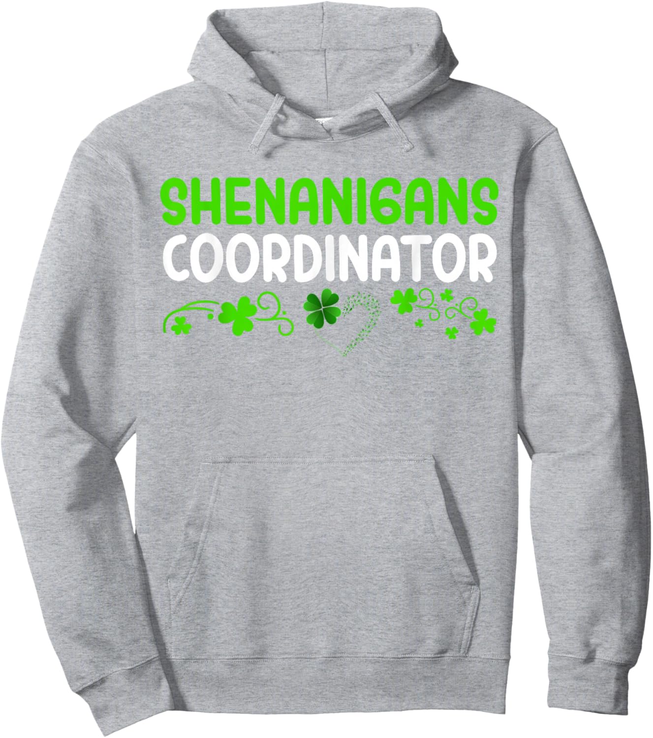 Shenanigans Coordinator Saint Irish Pats St Patrick's Day Hoodie - Hoodie | Ash