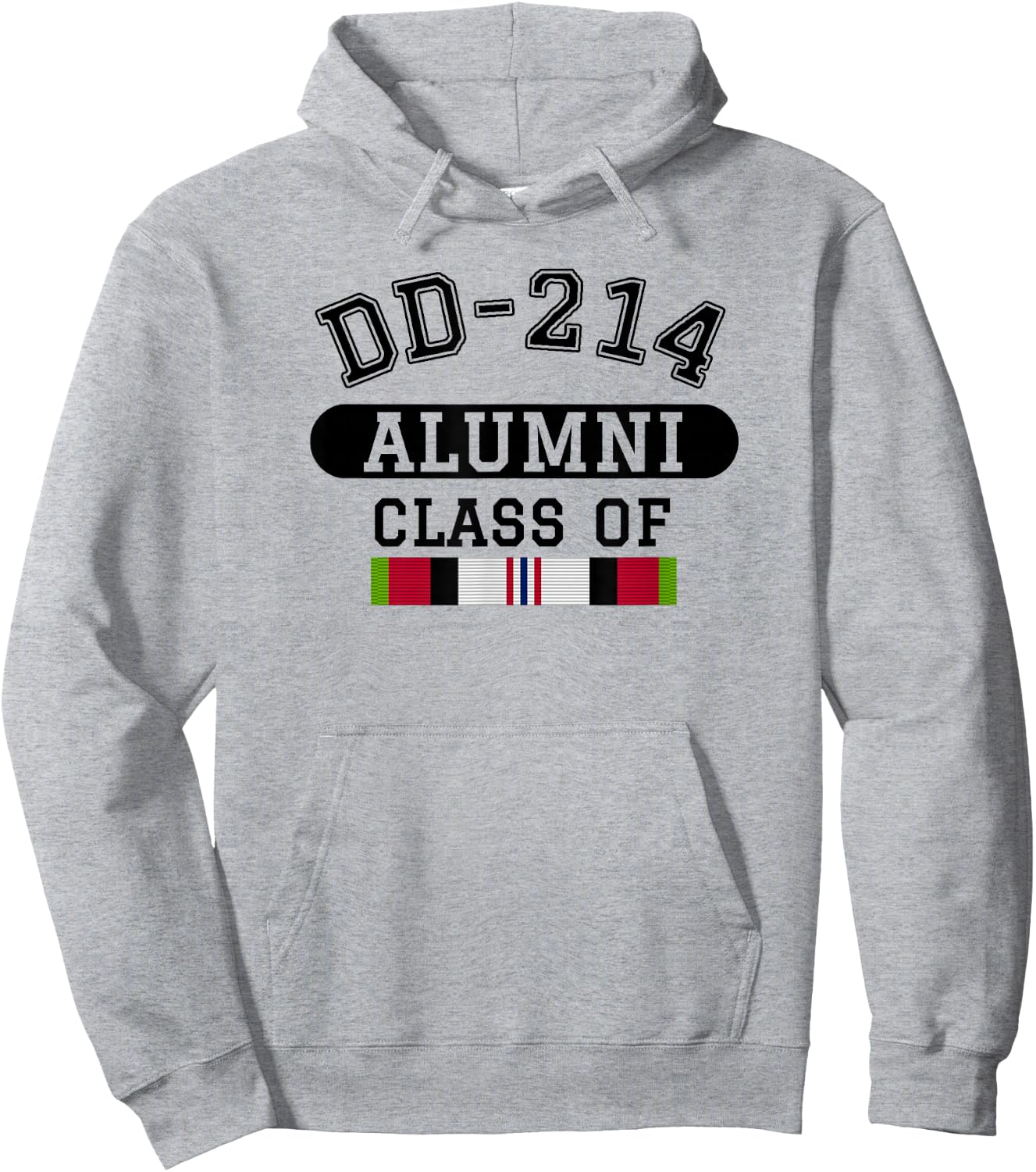 DD-214 Alumni Class of OEF Afghanistan Veteran Pride Hoodie - Hoodie | Ash