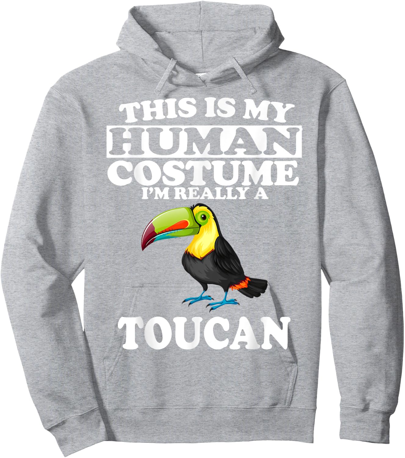This Is My Human Costume I'm Really A Toucan Bird Hoodie - Hoodie | Ash