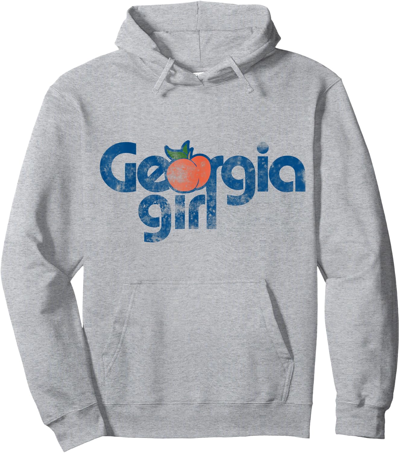 Georgia Girl vintage Georgia Peach Hoodie - Hoodie | Ash