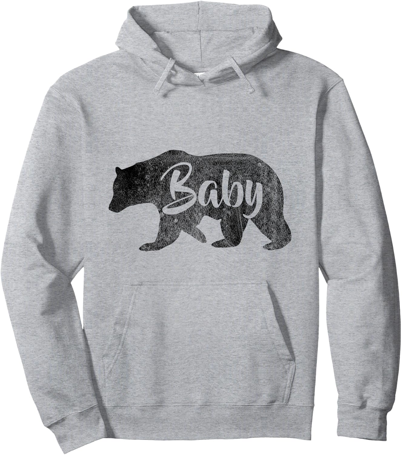 Baby Bear Cute Toddler Camping Hoodie - Hoodie | Ash