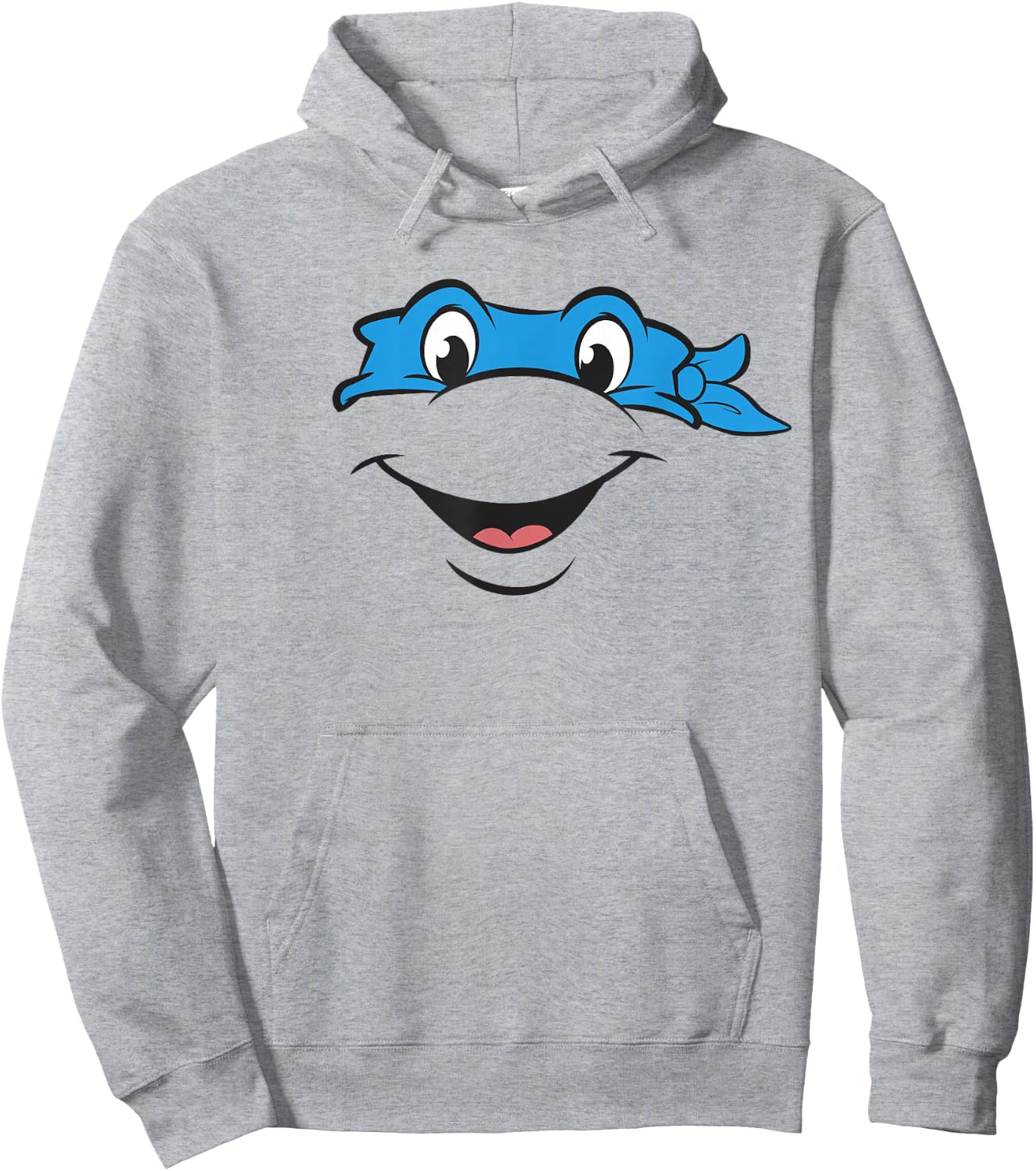 Teenage Mutant Ninja Turtles Leonardo Big Face Costume Hoodie - Hoodie | Ash