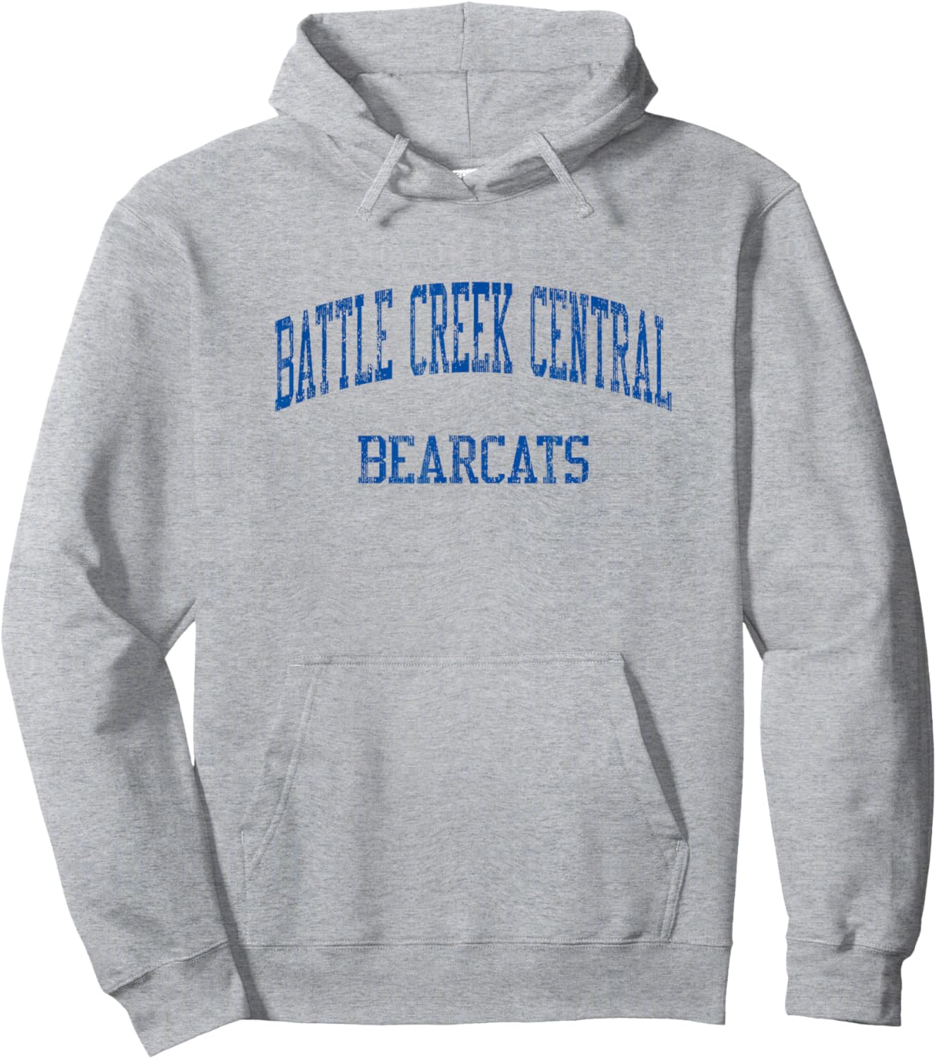 Battle Creek Central High School HS Battle Creek MI Vintage Hoodie - Hoodie | Ash