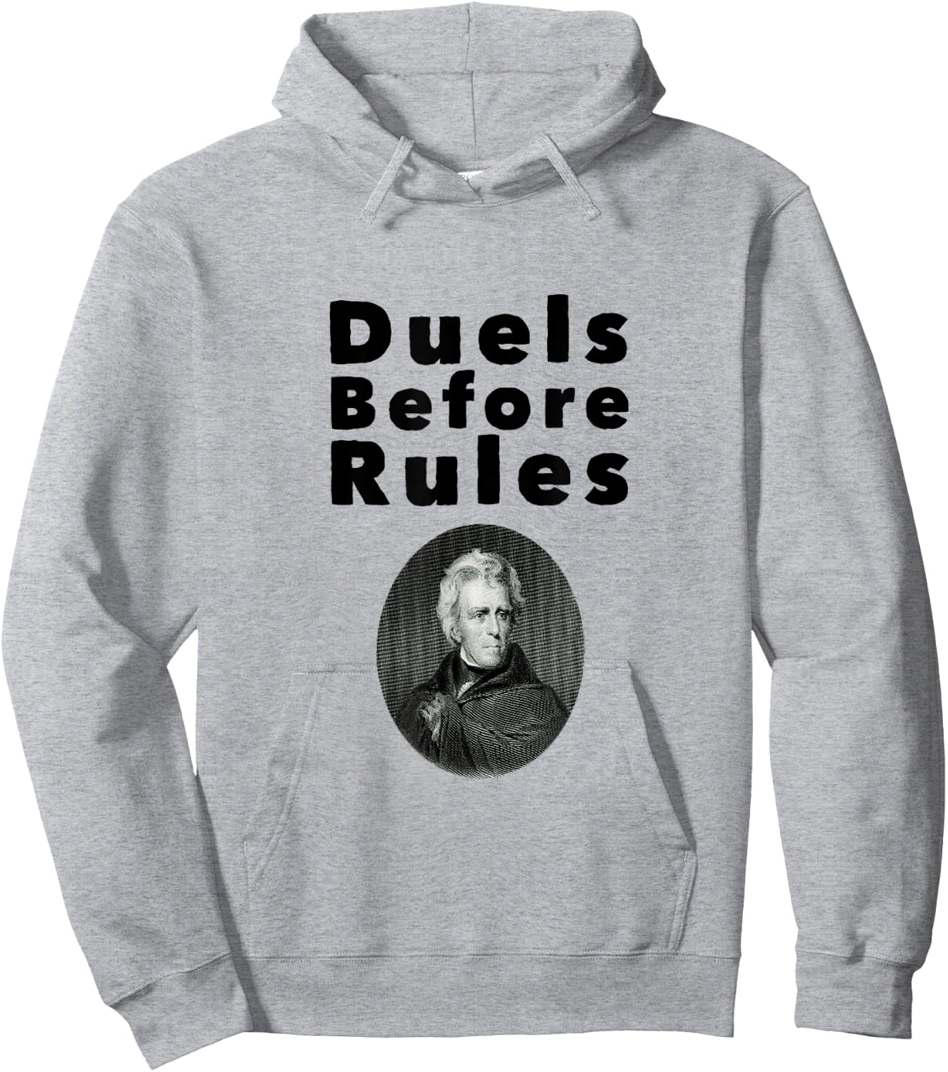 Andrew Jackson Funny President Hoodie - Hoodie | Ash