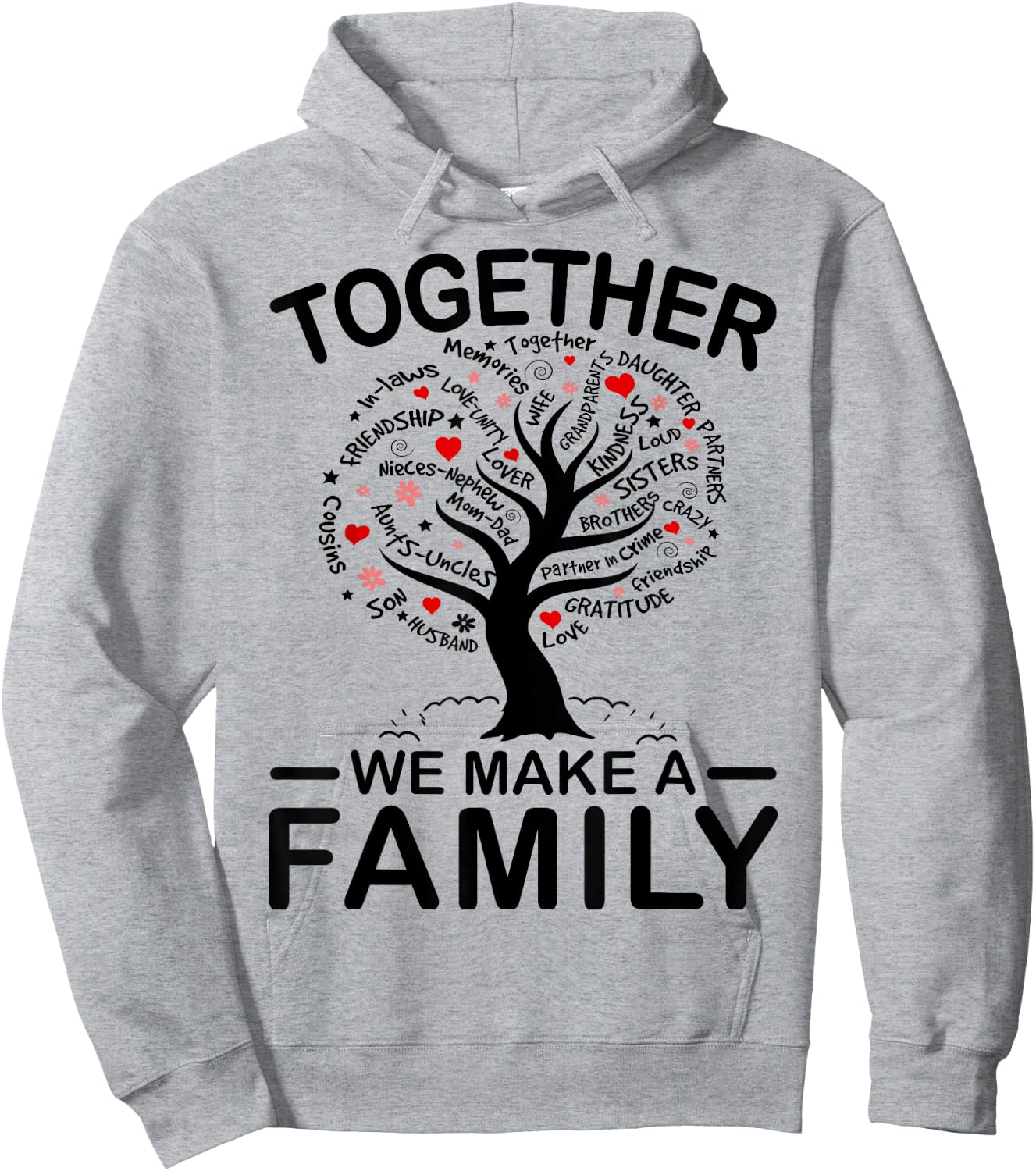 Together We Make A Family Matching Family Reunion Party 2025 Hoodie - Hoodie | Ash
