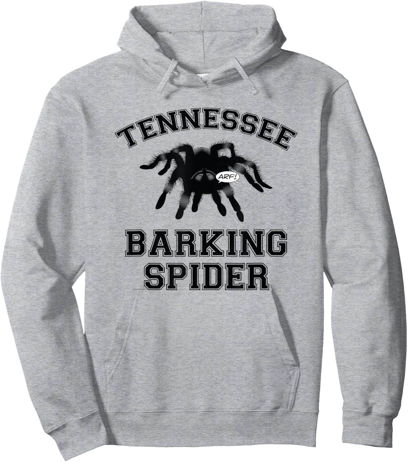 Tennessee Barking Spider T Shirt - Funny, Humor Hoodie - Hoodie | Ash