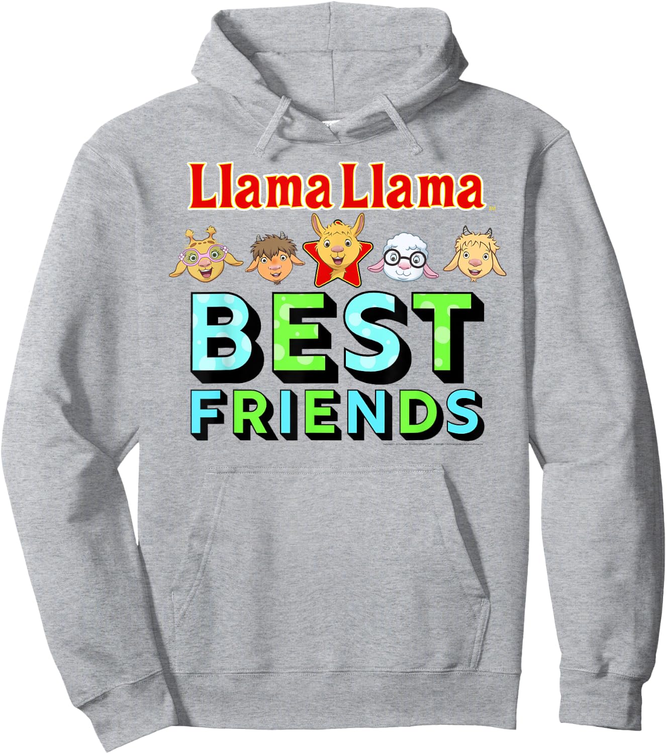 Llama Llama Netflix Best Friends Shirt Hoodie - Hoodie | Ash