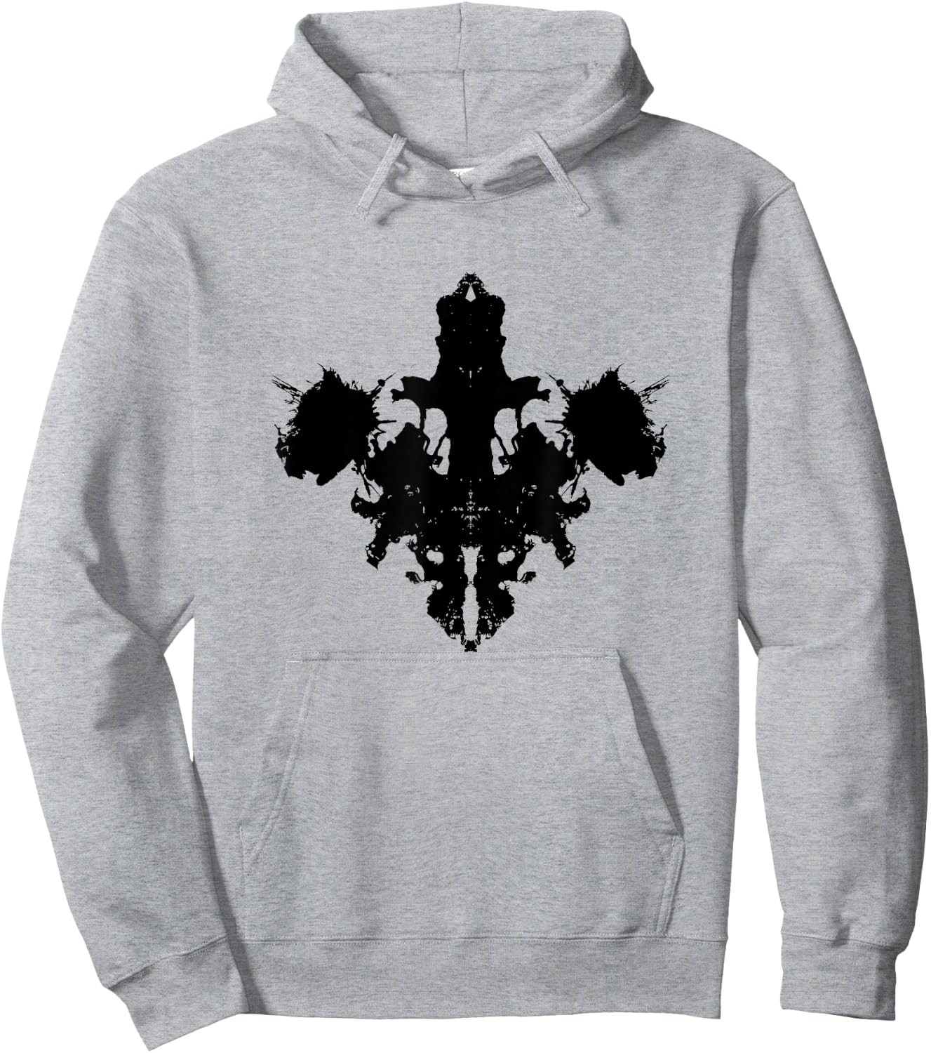 Rorschach Ink Blot Test T Shirt, Psychology Shirt Hoodie - Hoodie | Ash