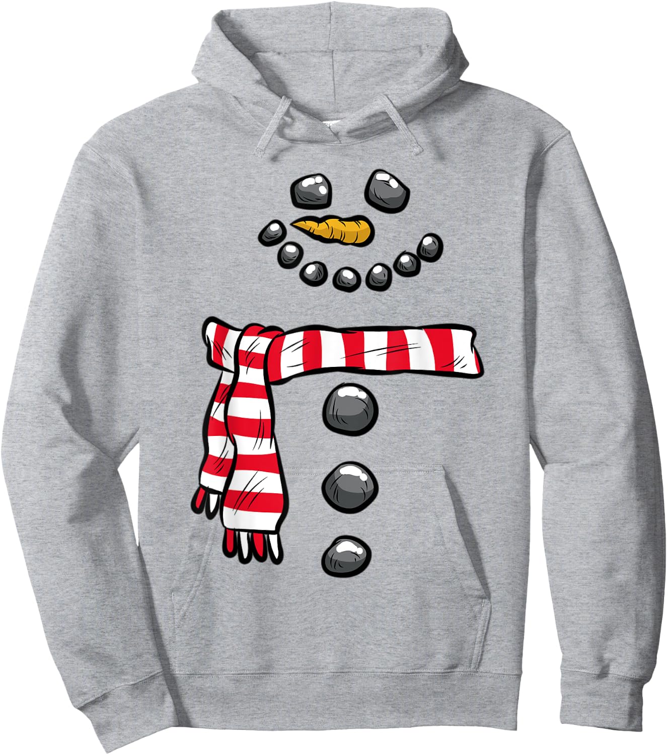 Snowman Costume Hoodie - Hoodie | Ash