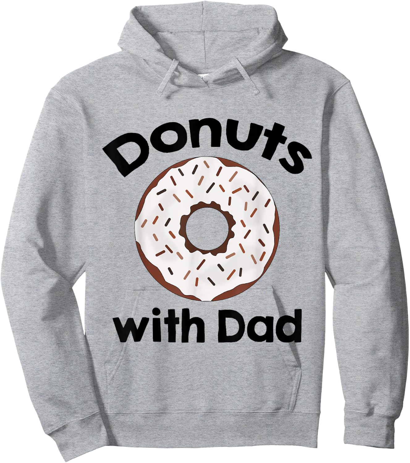 Donuts with Dad Hoodie - Hoodie | Ash