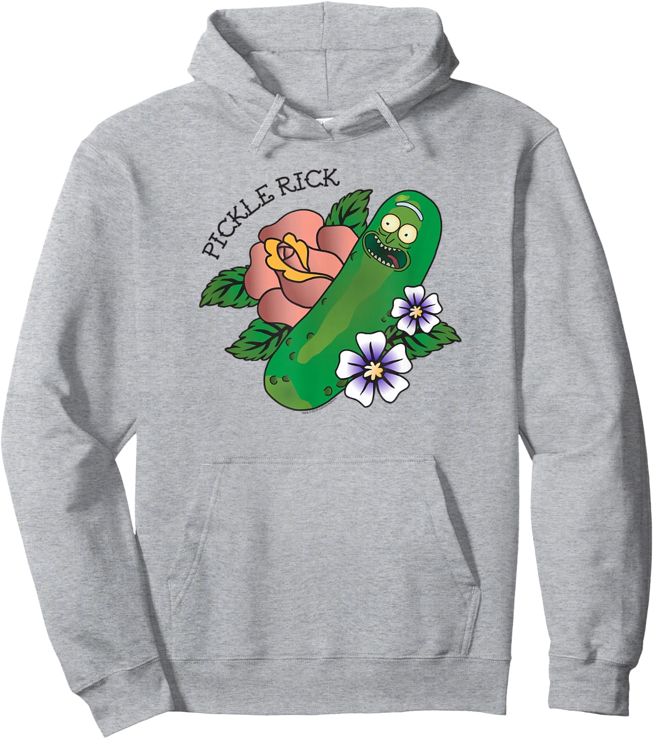 Rick and Morty Pickle Rick Tattoo Hoodie - Hoodie | Ash