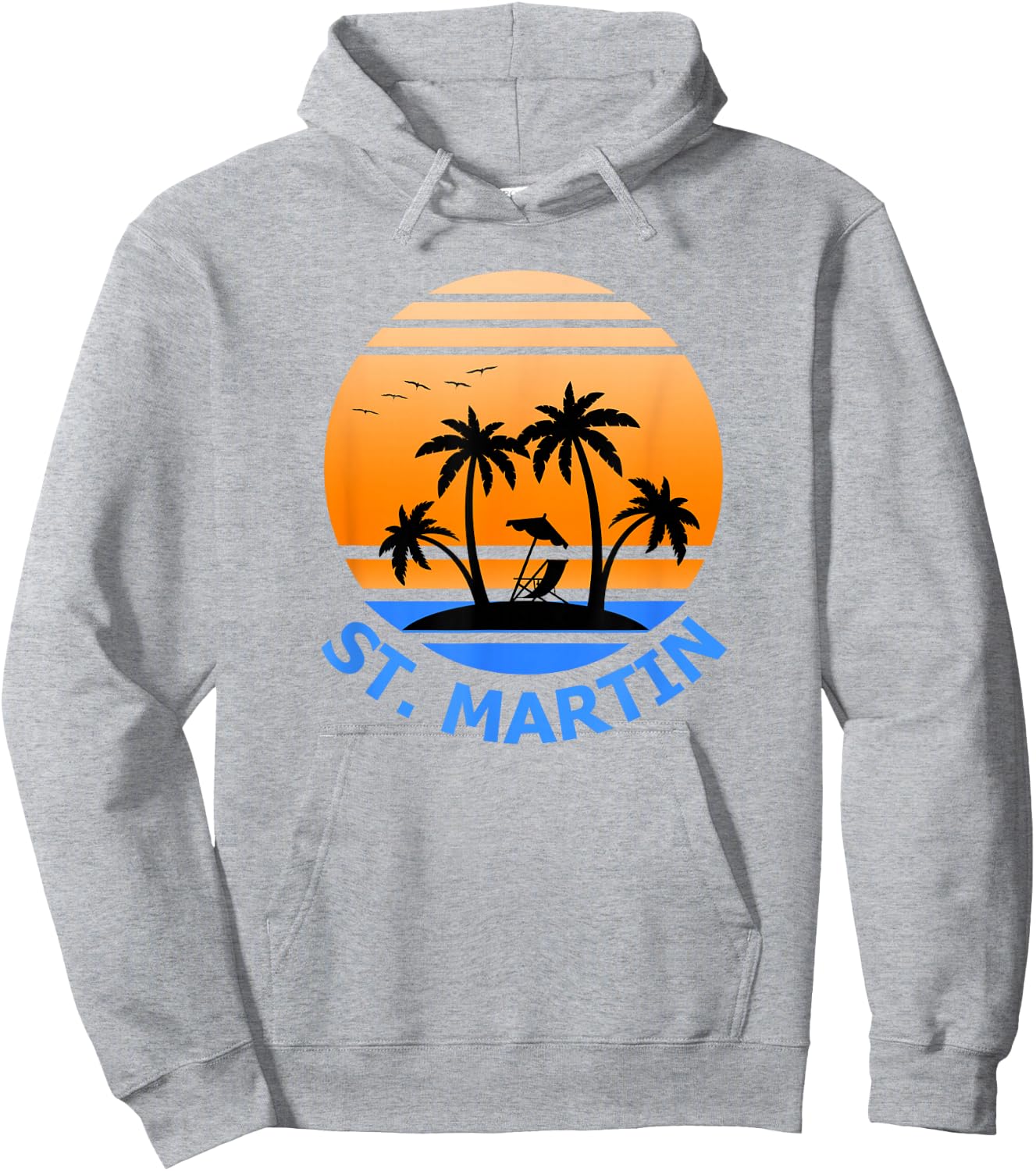 St. Martin Shirt St Martin Holiday shirt Vacation Hoodie - Hoodie | Ash