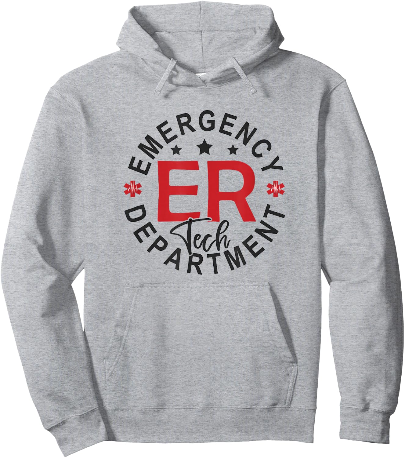 Funny Emergency Department Tech Emergency Room Tech Er Tech Hoodie - Hoodie | Ash
