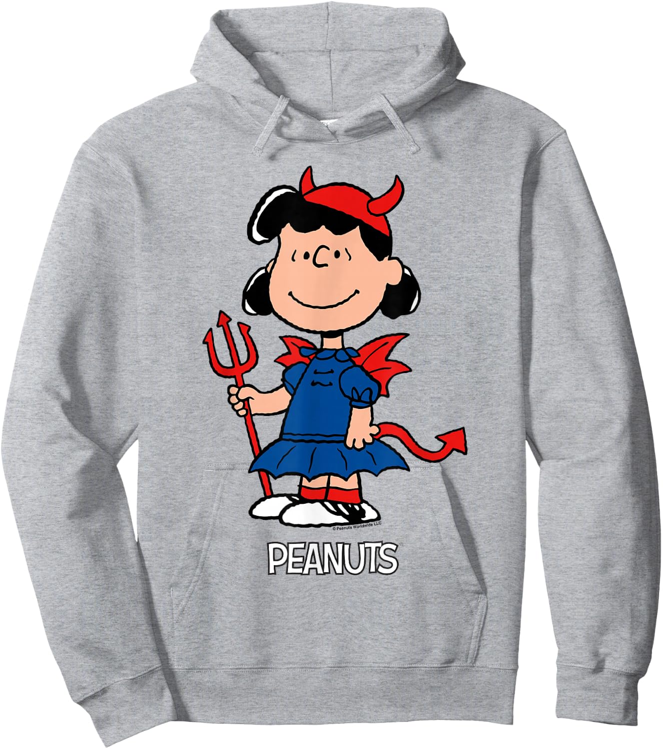Peanuts Halloween Devil Lucy Van Pelt Hoodie - Hoodie | Ash