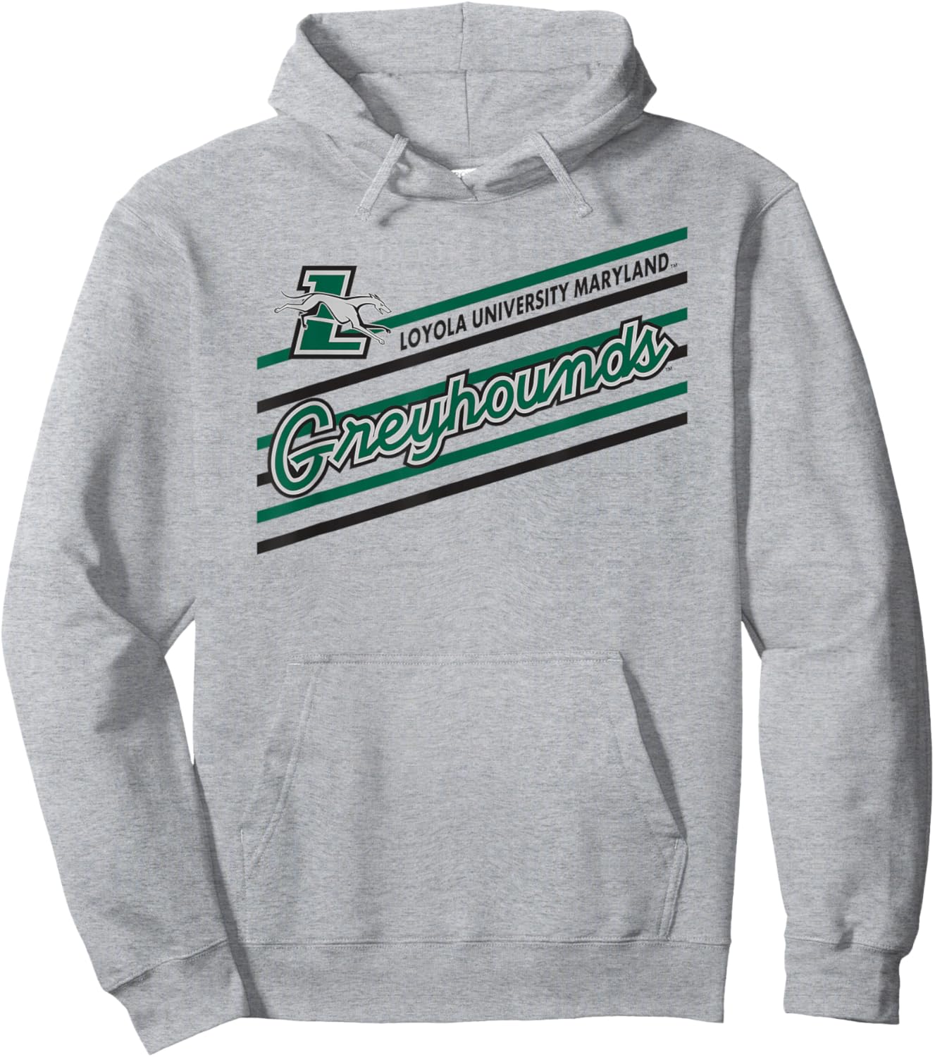 Loyola Maryland Greyhounds Retro Performer Gray Hoodie - Hoodie | Ash