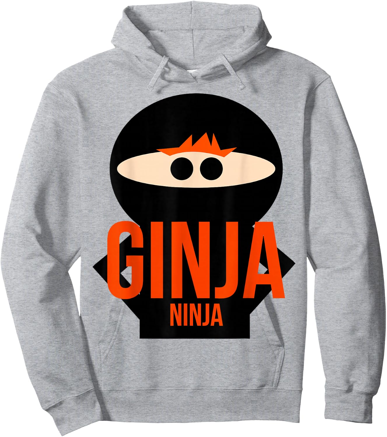 Ginja Ninja Funny Hoodie - Hoodie | Ash