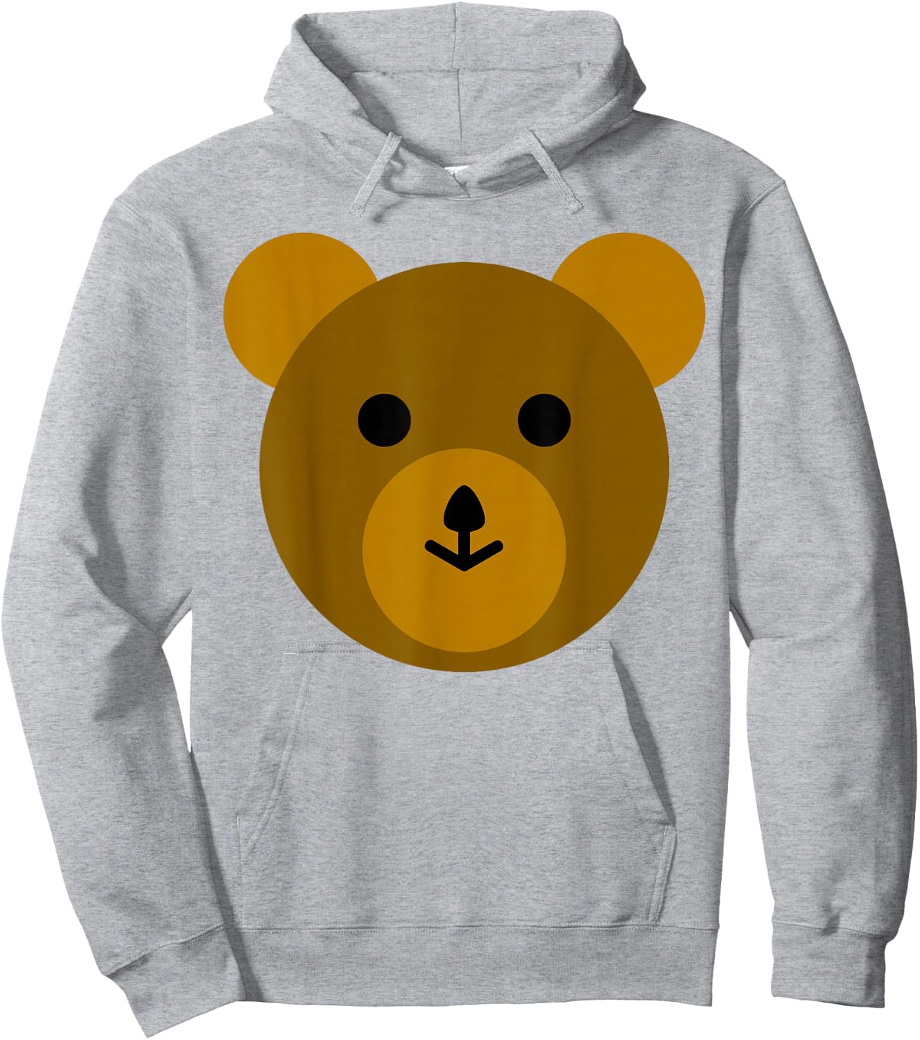 Cute Brown Bear Teddy-Bear Hoodie - Hoodie | Ash