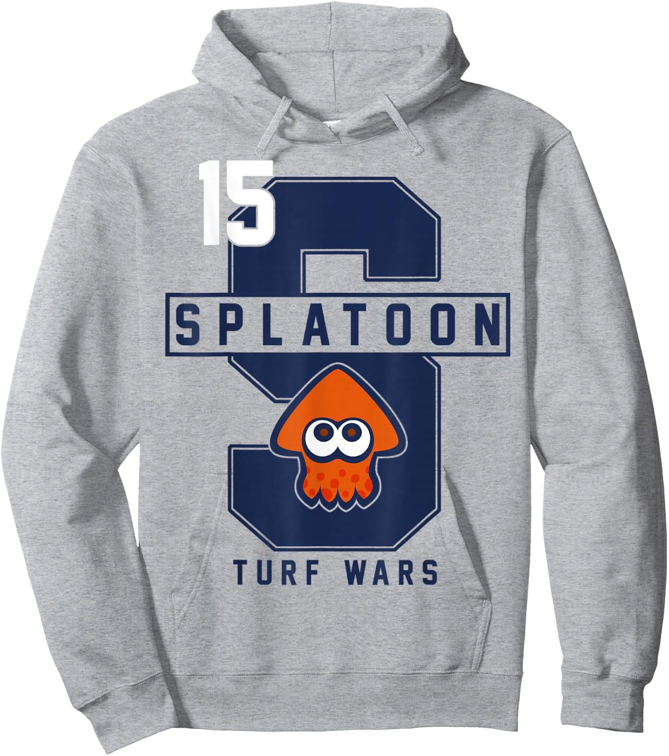 Nintendo Splatoon College Letter Turf Wars Graphic Hoodie - Hoodie | Ash