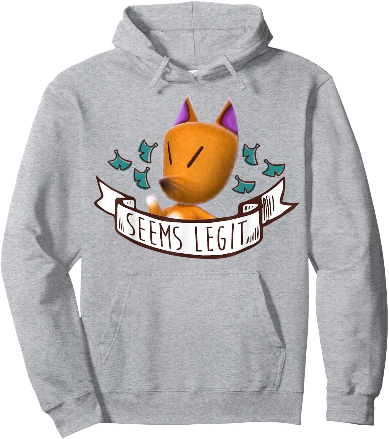 Nintendo Animal Crossing Redd Seems Legit Graphic Hoodie - Hoodie | Ash