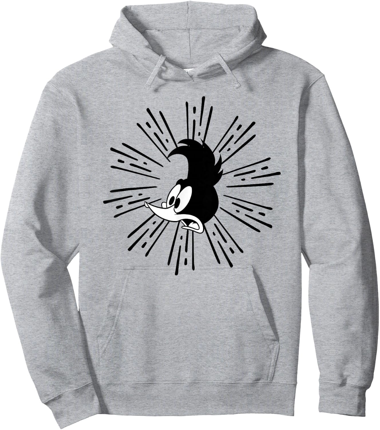 Woody Woodpecker Panic in Black Hoodie - Hoodie | Ash